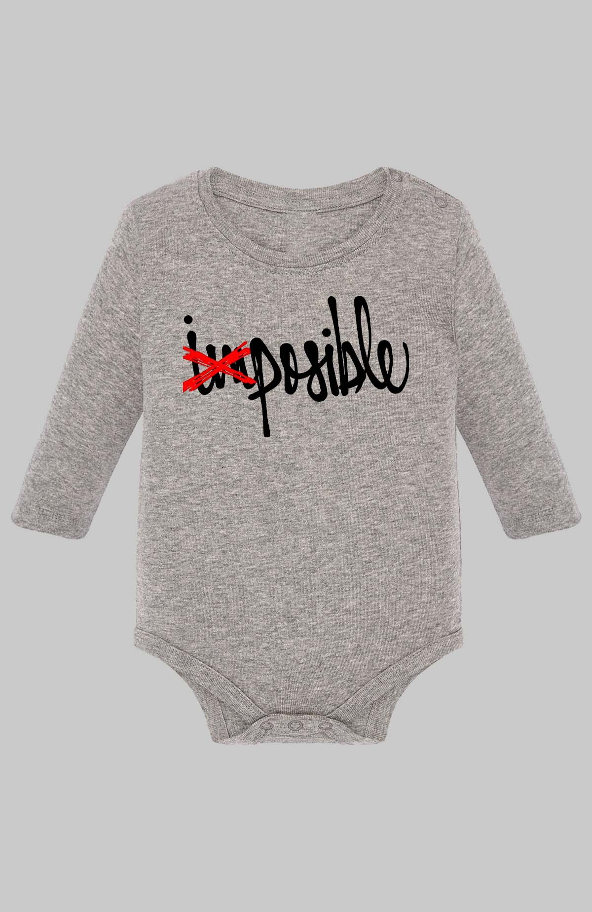 Wholesaler I.A.L.D FRANCE - IM X POSSIBLE - Baby Long Sleeve Bodysuit Girl