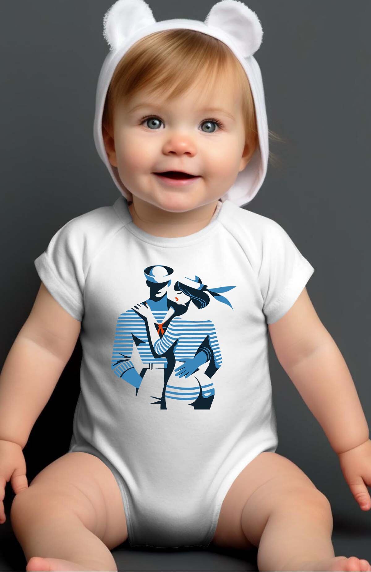 Mayorista I.A.L.D FRANCE - Estilo Marinero - Body para Bebé Niña