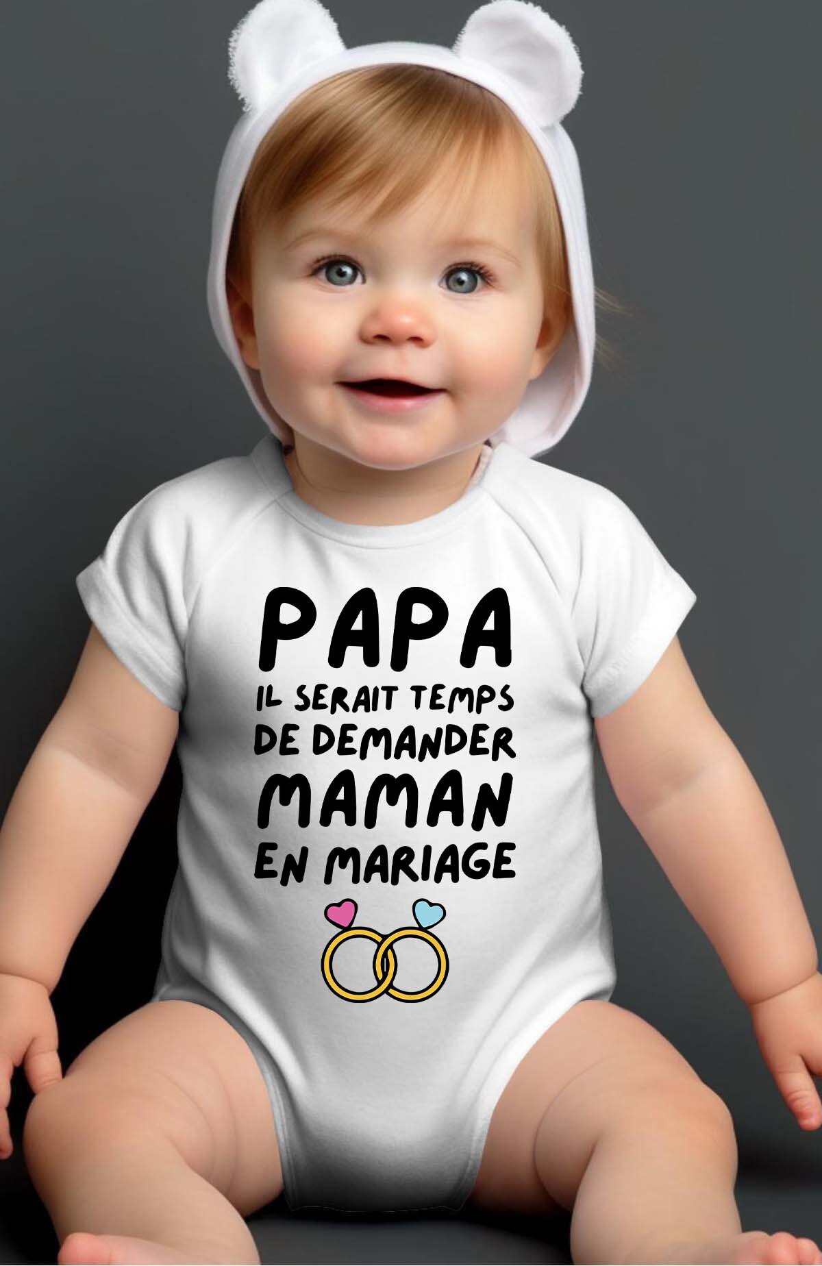 Wholesaler I.A.L.D FRANCE - Mariage Papa - Bodysuit Baby Girl