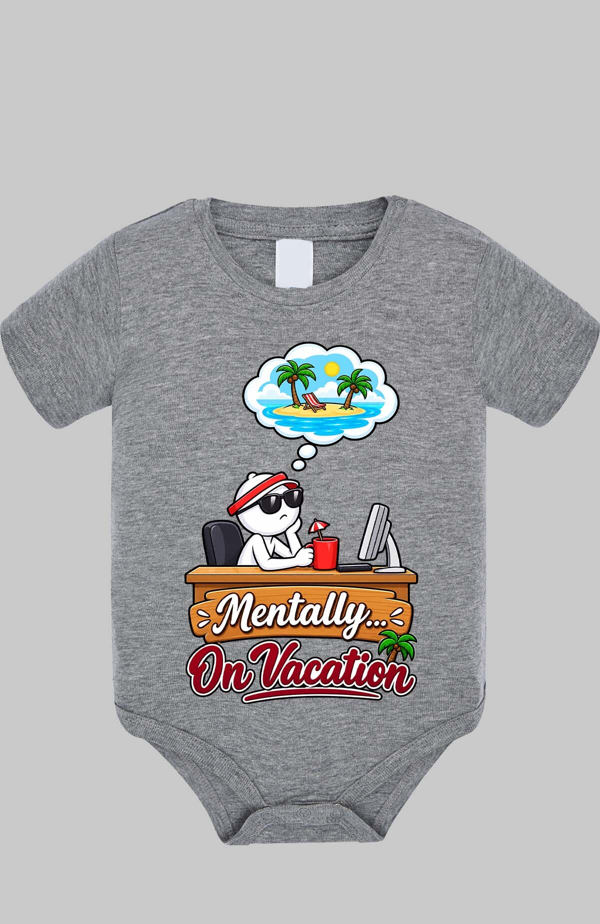 Mayorista I.A.L.D FRANCE - Mentalmente de vacaciones - Body para bebé niña