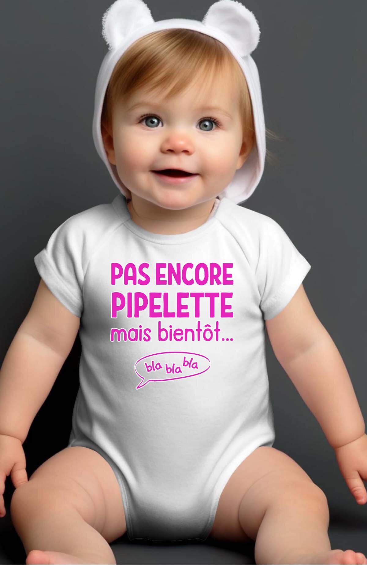 Wholesaler I.A.L.D FRANCE - Pas encore Pipelette - Bodysuit Baby Girl