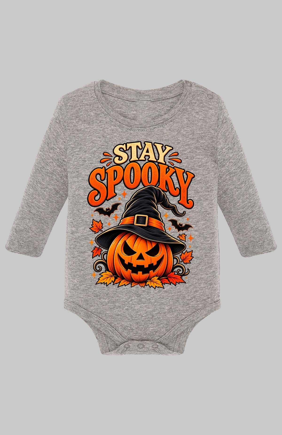 Grossiste I.A.L.D FRANCE - Stay spooky halloween - Body Manche longue bébé Fille