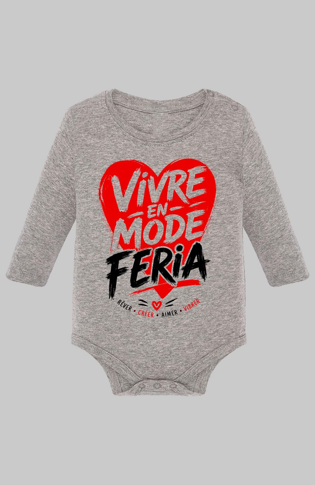 Grossiste I.A.L.D FRANCE - VIVRE mode feria - Body Manche longue bébé Fille