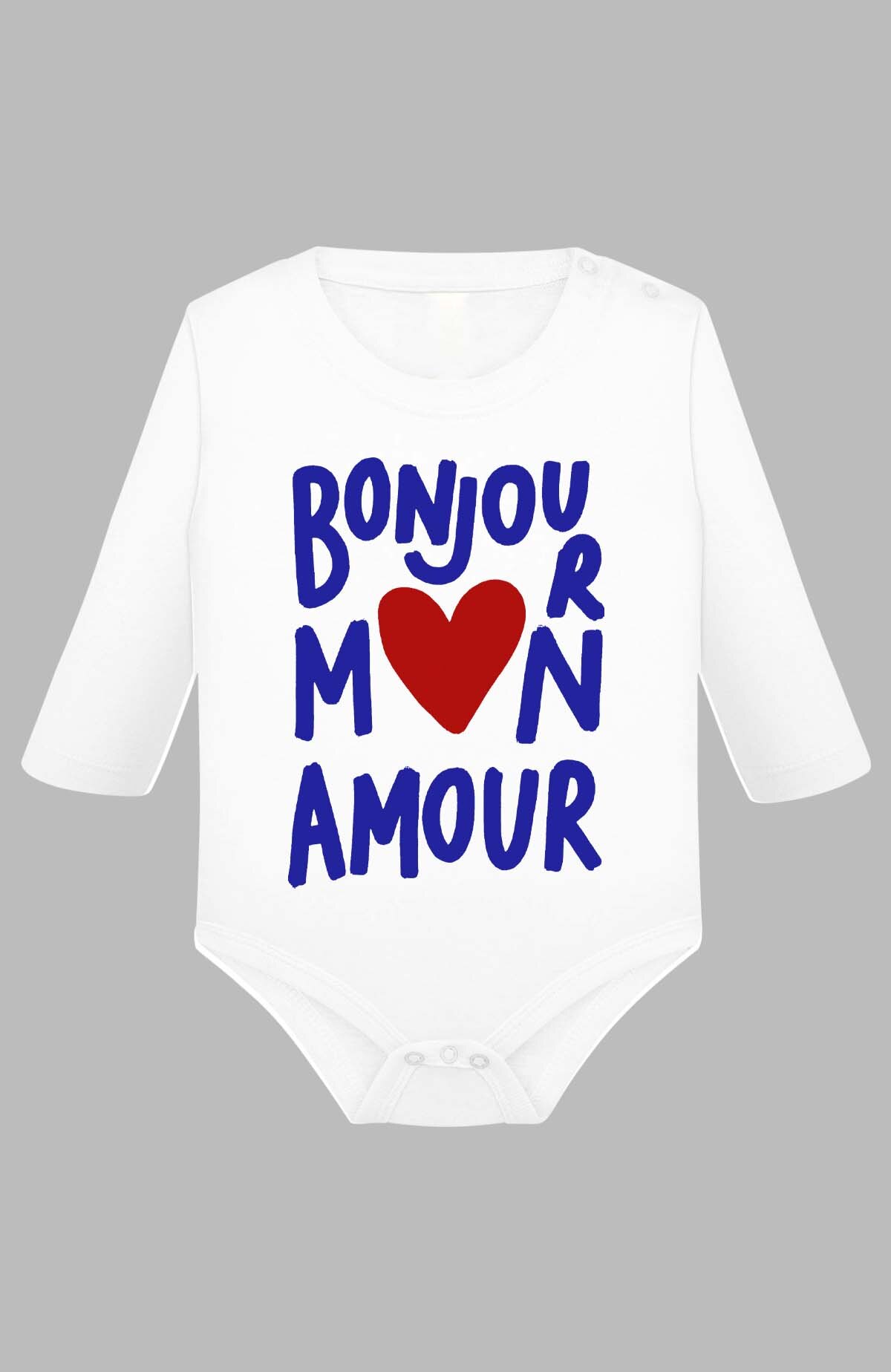 Grossiste I.A.L.D FRANCE - BJN mon amour - Body Manche longue bébé Fille