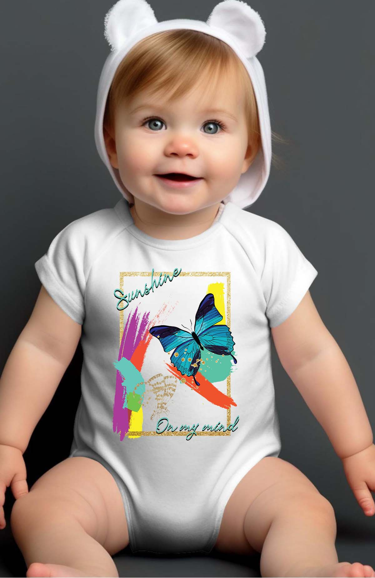 Grossiste I.A.L.D FRANCE - O sunshine mind25 - Body Bébé Fille