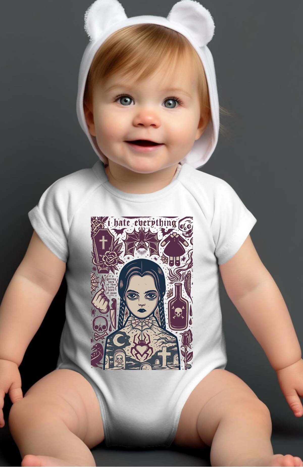Grossiste I.A.L.D FRANCE - Mercredi Hate - Body Bébé Fille