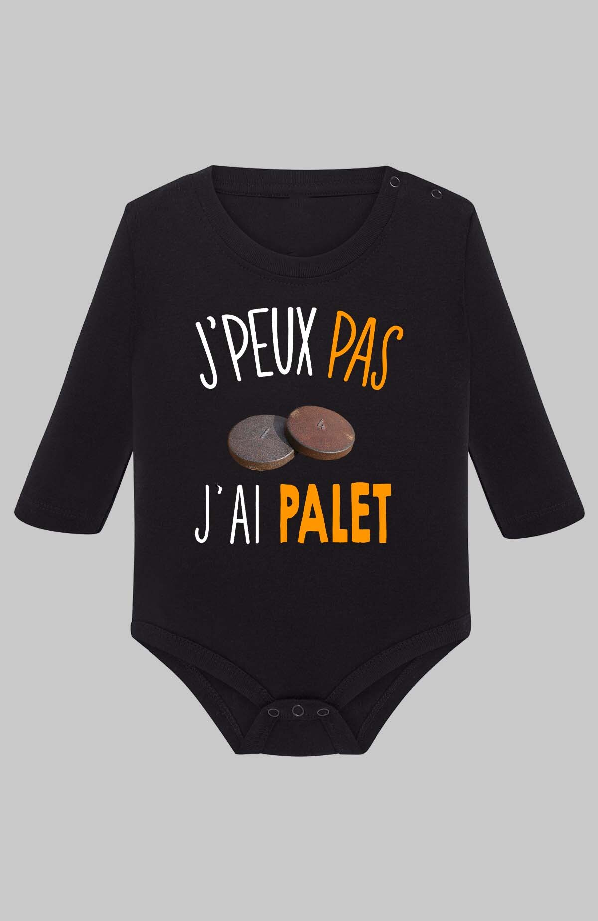 Grossiste I.A.L.D FRANCE - J ai palet - Body Manche longue bébé Fille