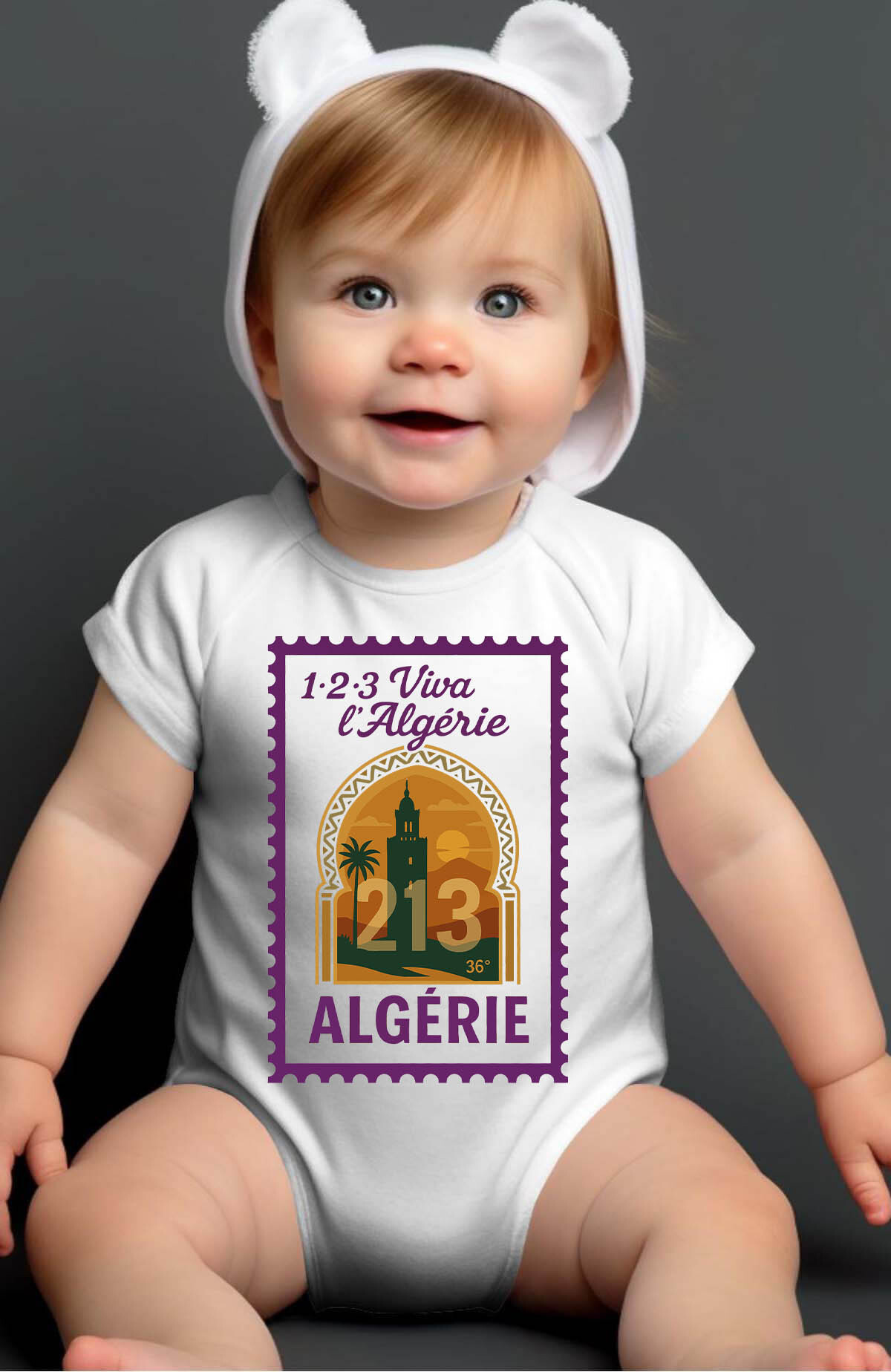 Grossiste I.A.L.D FRANCE - ALGERIE style 2 - Body Bébé Fille