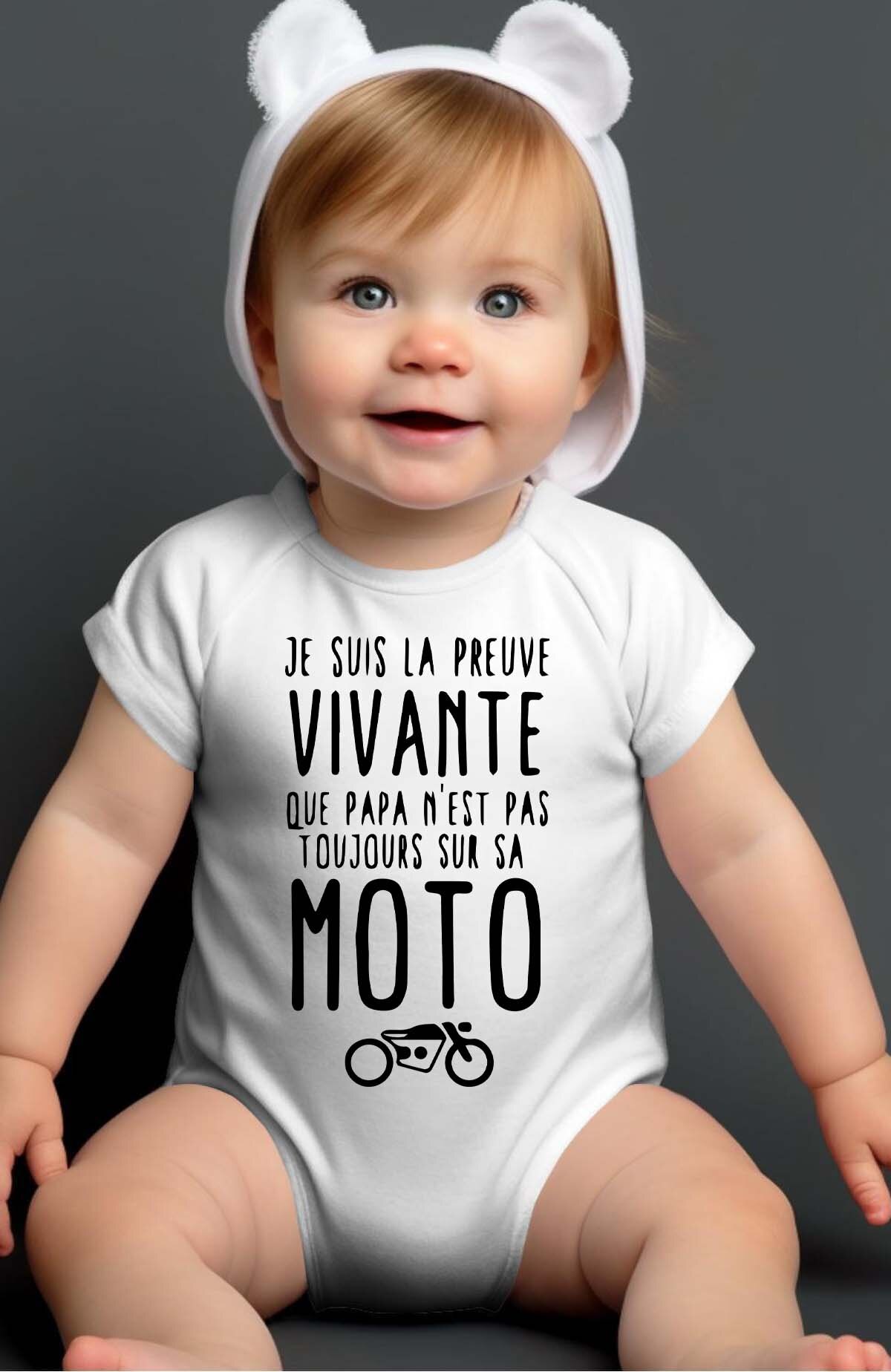 Grossiste I.A.L.D FRANCE - La preuve Moto - Body Bébé Fille