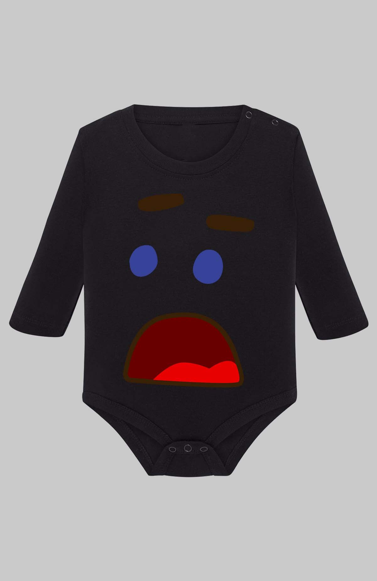 Großhändler I.A.L.D FRANCE - FUN FACE - Langarm-Body für Baby Mädchen