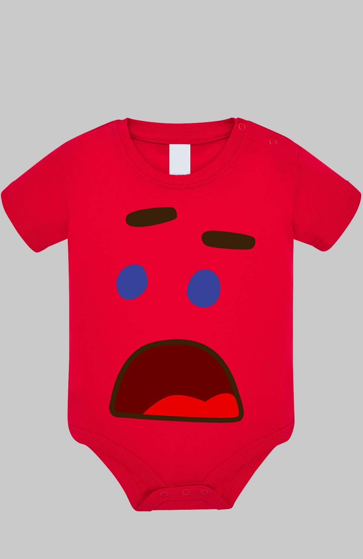 Großhändler I.A.L.D FRANCE - LUSTIGES GESICHT - Baby-Body für Mädchen