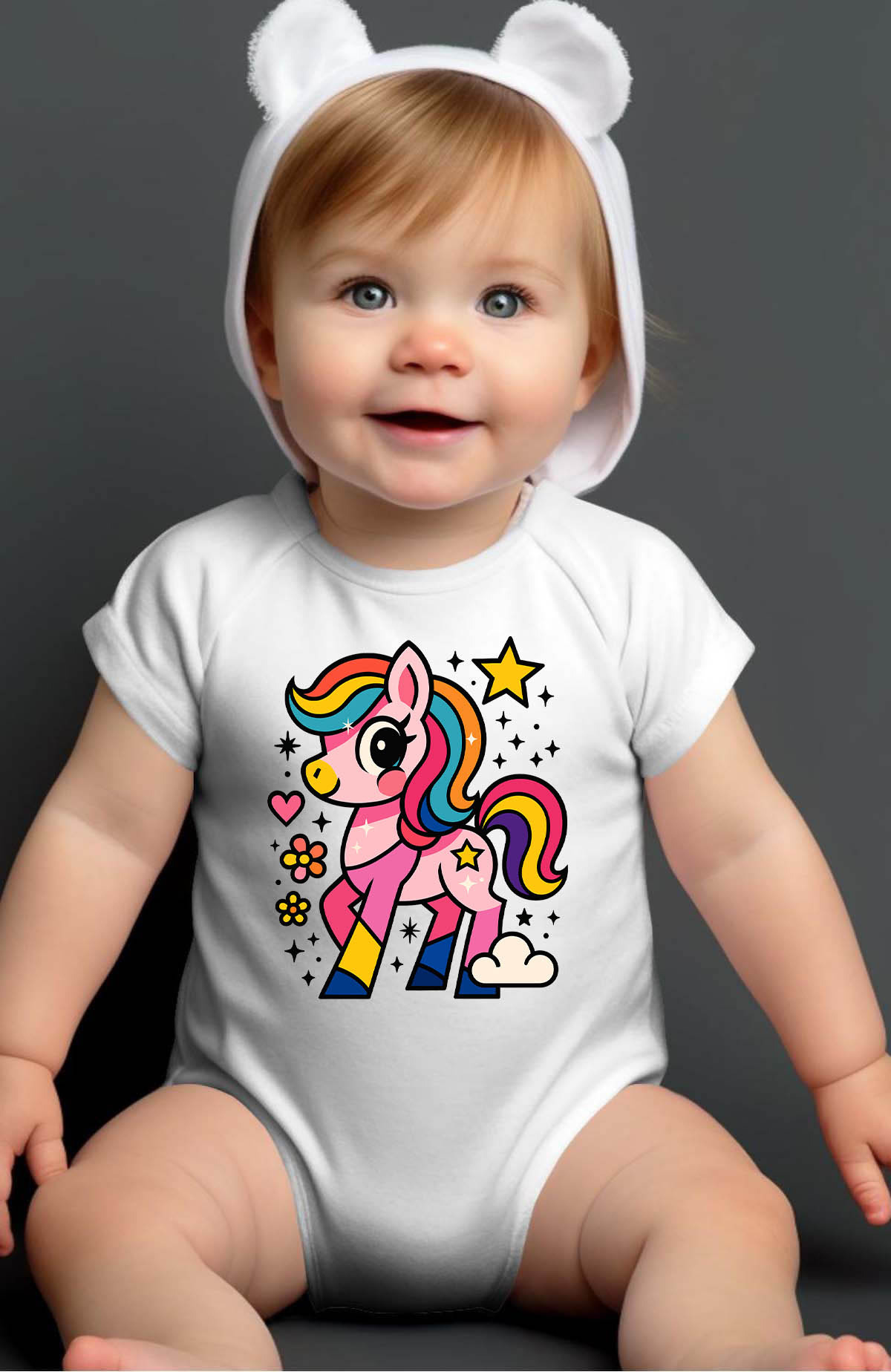 Wholesaler I.A.L.D FRANCE - ArcPoneyCiel - Bodysuit Baby Girl