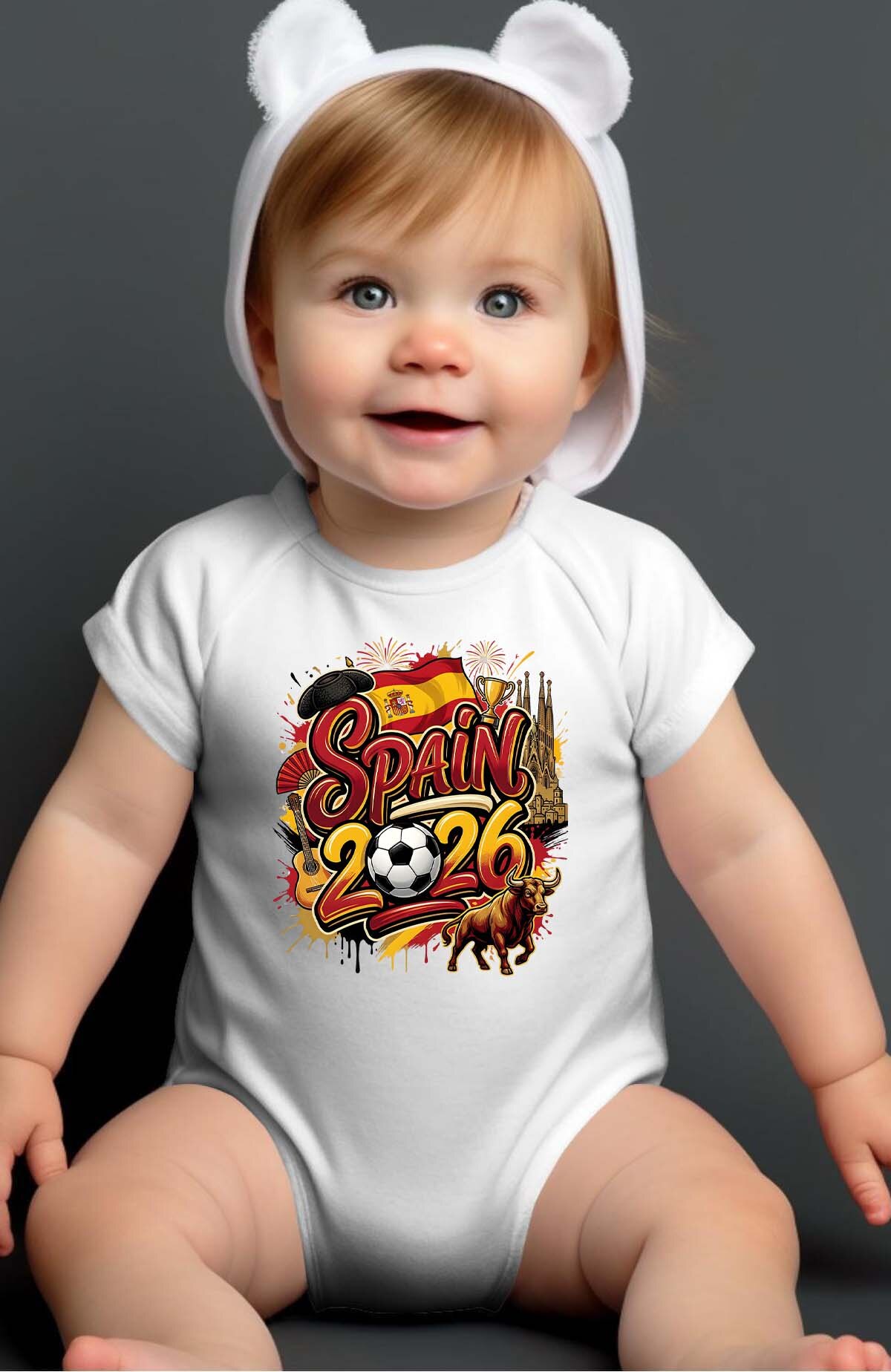 Grossiste I.A.L.D FRANCE - Cdm26 Spain - Body Bébé Fille