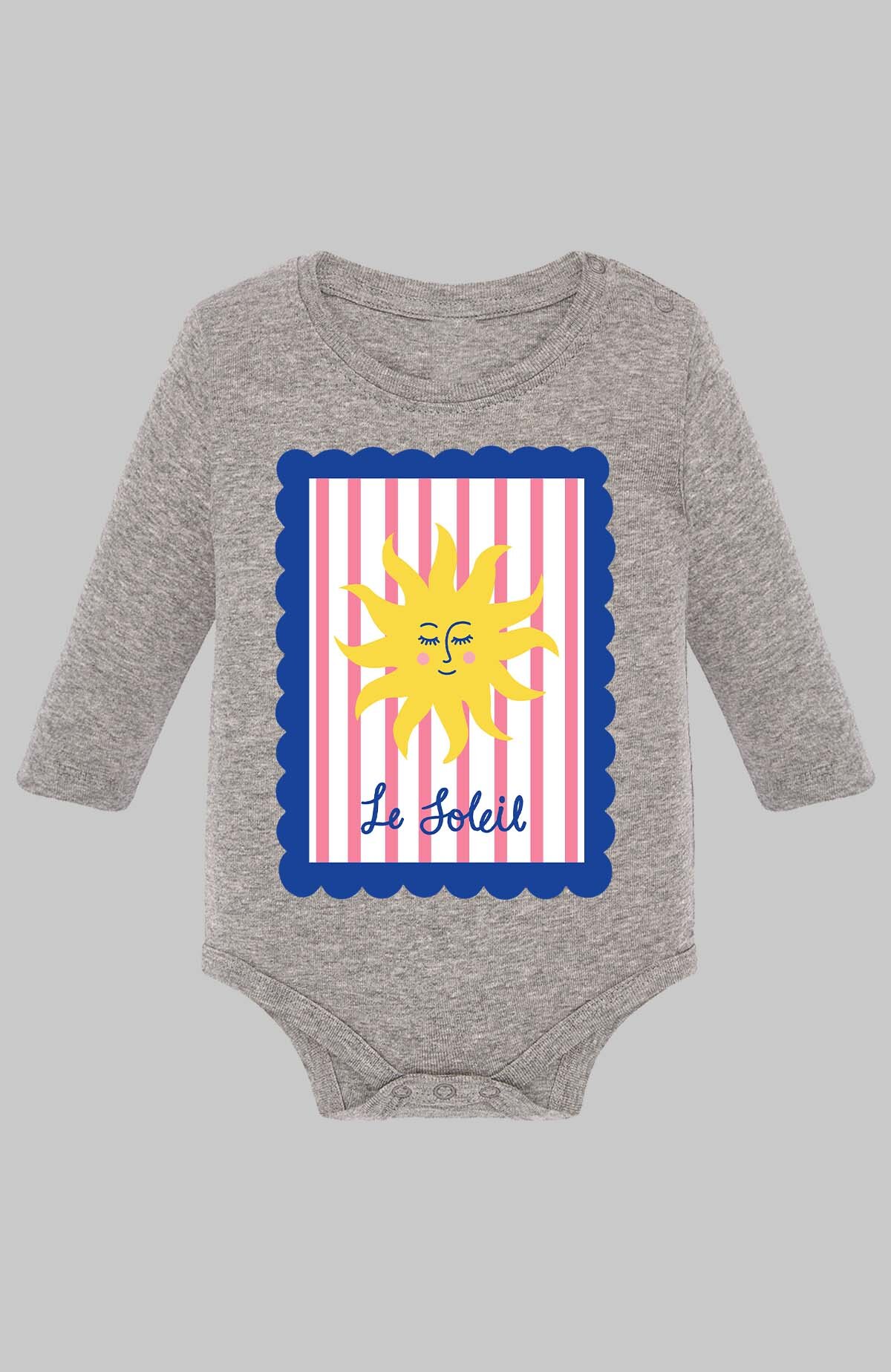 Grossiste I.A.L.D FRANCE - Le soleil frame - Body Manche longue bébé Fille