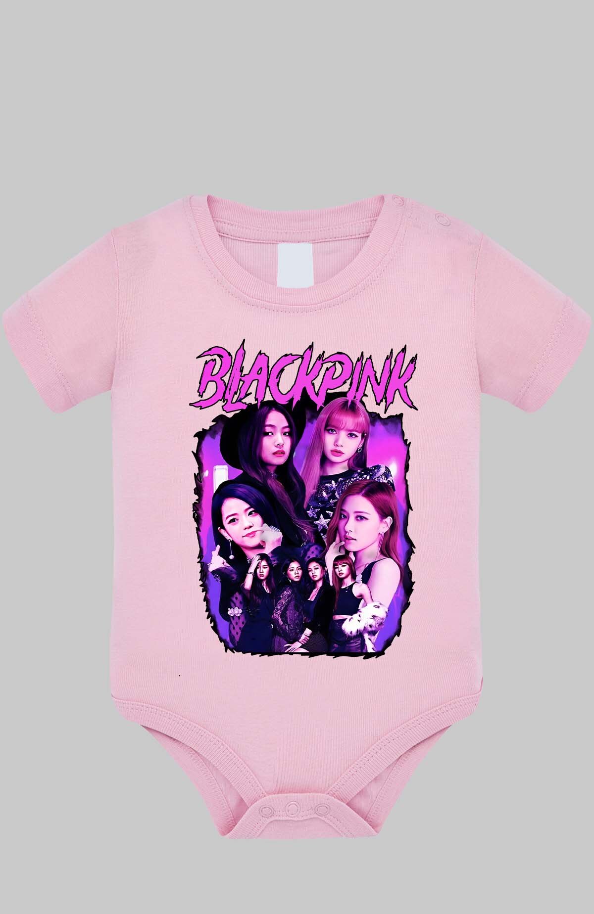Grossiste I.A.L.D FRANCE - Black pink Bootleg 01 - Body Bébé Fille