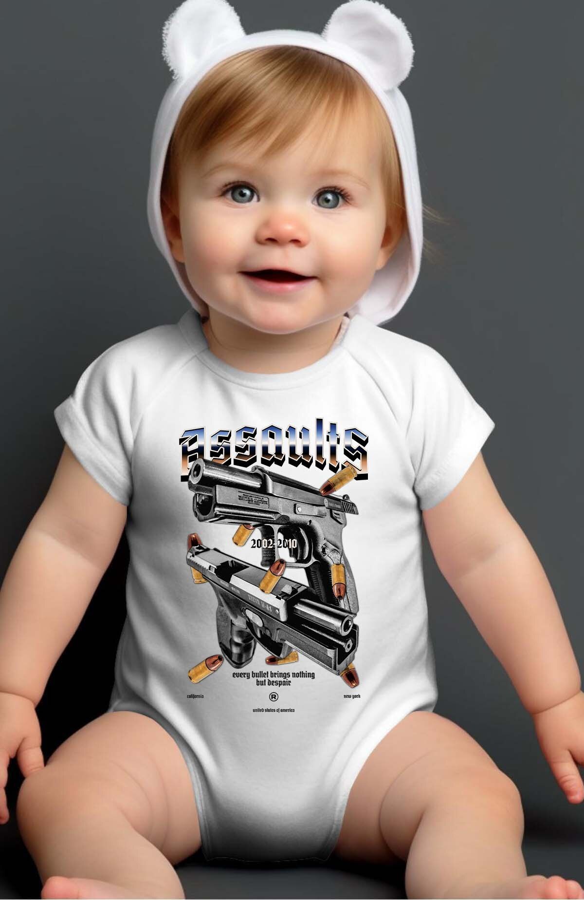Grossiste I.A.L.D FRANCE - Gun Graphic-kamel-khedimallah - Body Bébé Fille