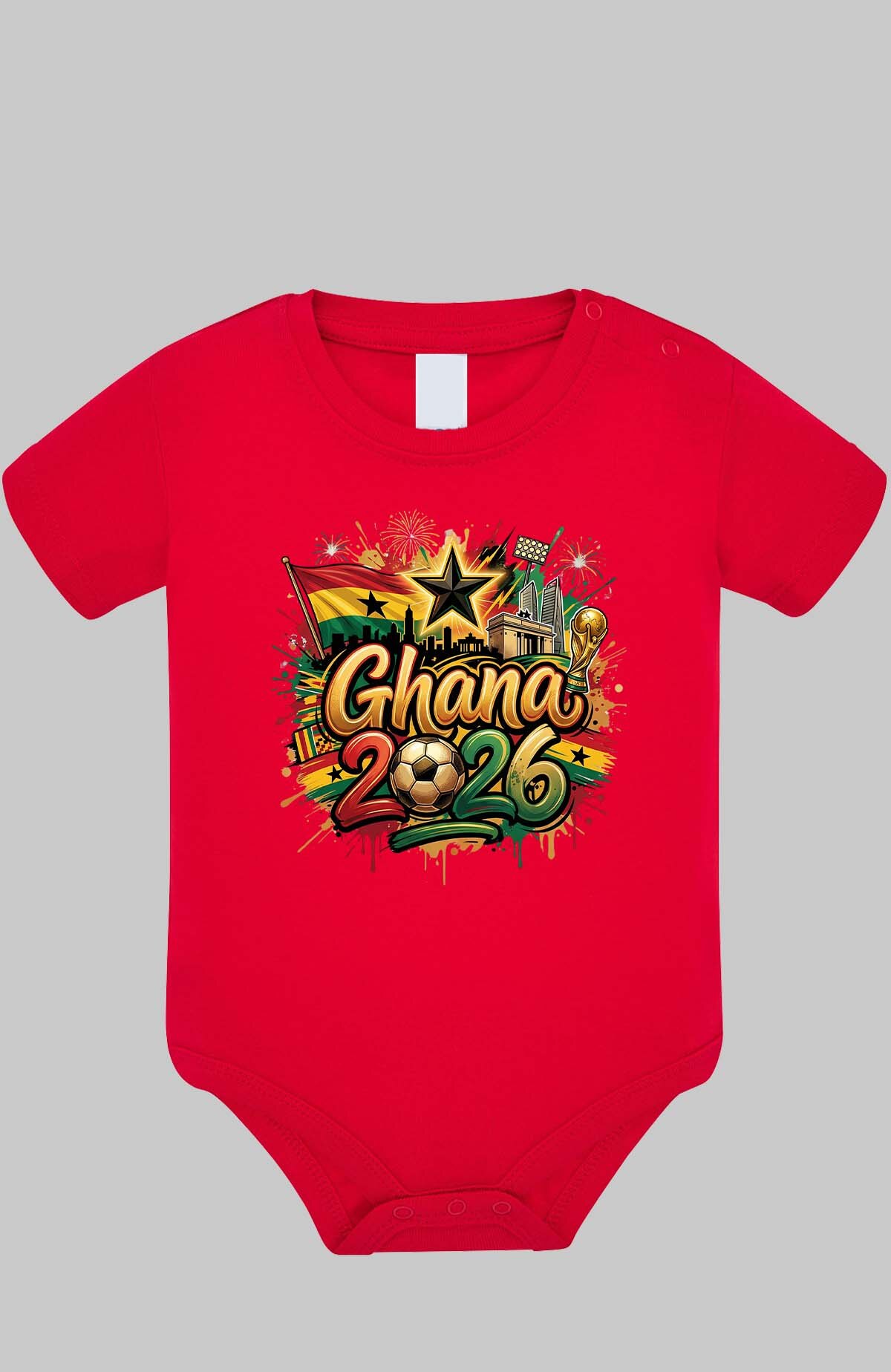Grossiste I.A.L.D FRANCE - Cdm26 Ghana - Body Bébé Fille