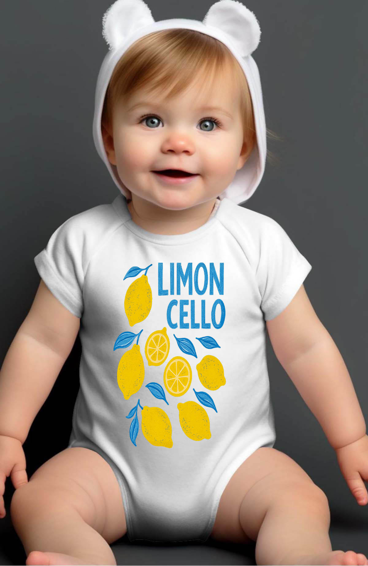 Großhändler I.A.L.D FRANCE - Limon cello - Baby Mädchen Body
