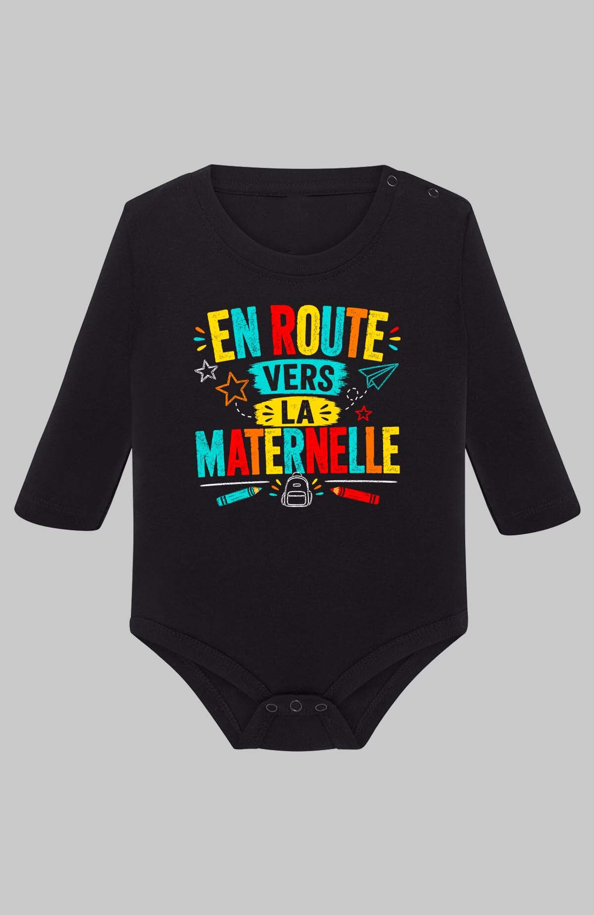 Mayorista I.A.L.D FRANCE - Ruta maternal - Body de manga larga para bebé niña