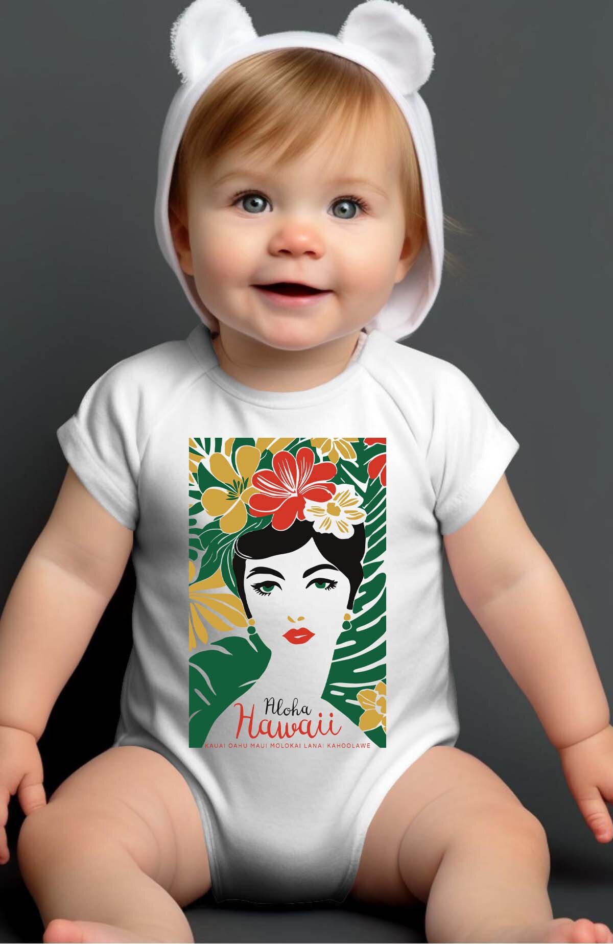 Grossiste I.A.L.D FRANCE - Tropical Hawaï - Body Bébé Fille