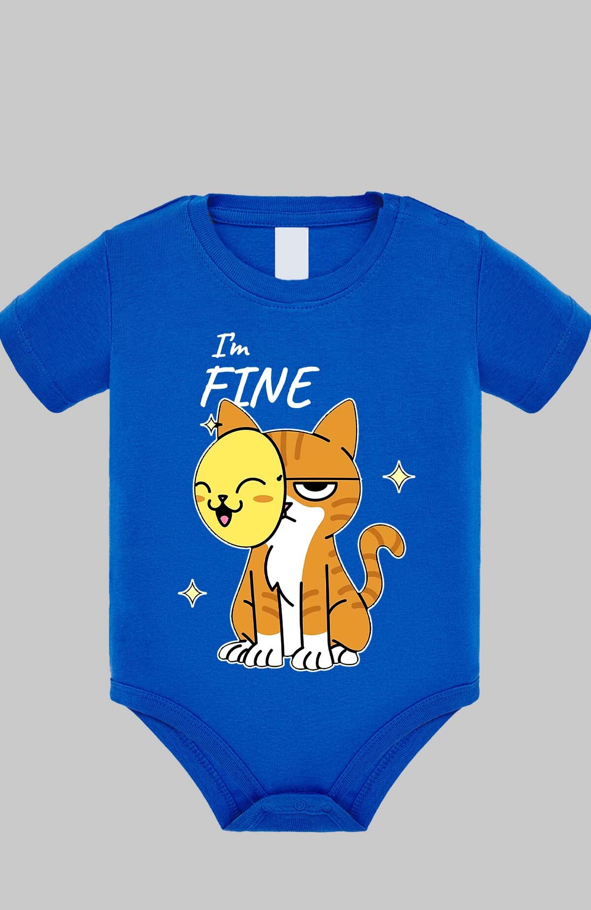 Grossiste I.A.L.D FRANCE - Im fine cat - Body Bébé Fille