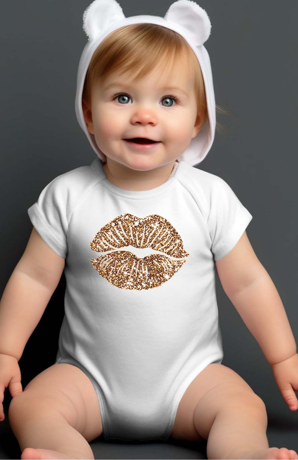 Grossiste I.A.L.D FRANCE - Big bouche gold - Body Bébé Fille