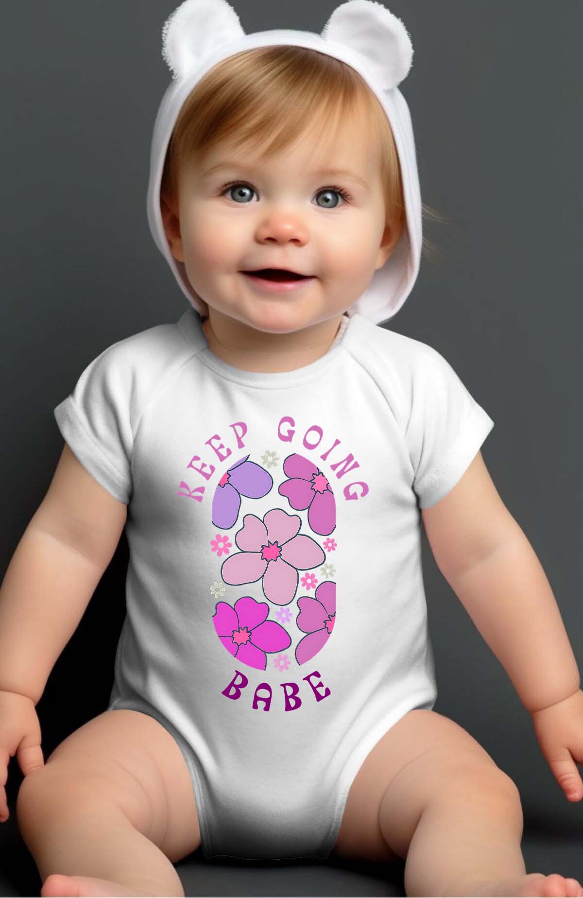Grossiste I.A.L.D FRANCE - flower Hustle - Body Bébé Fille