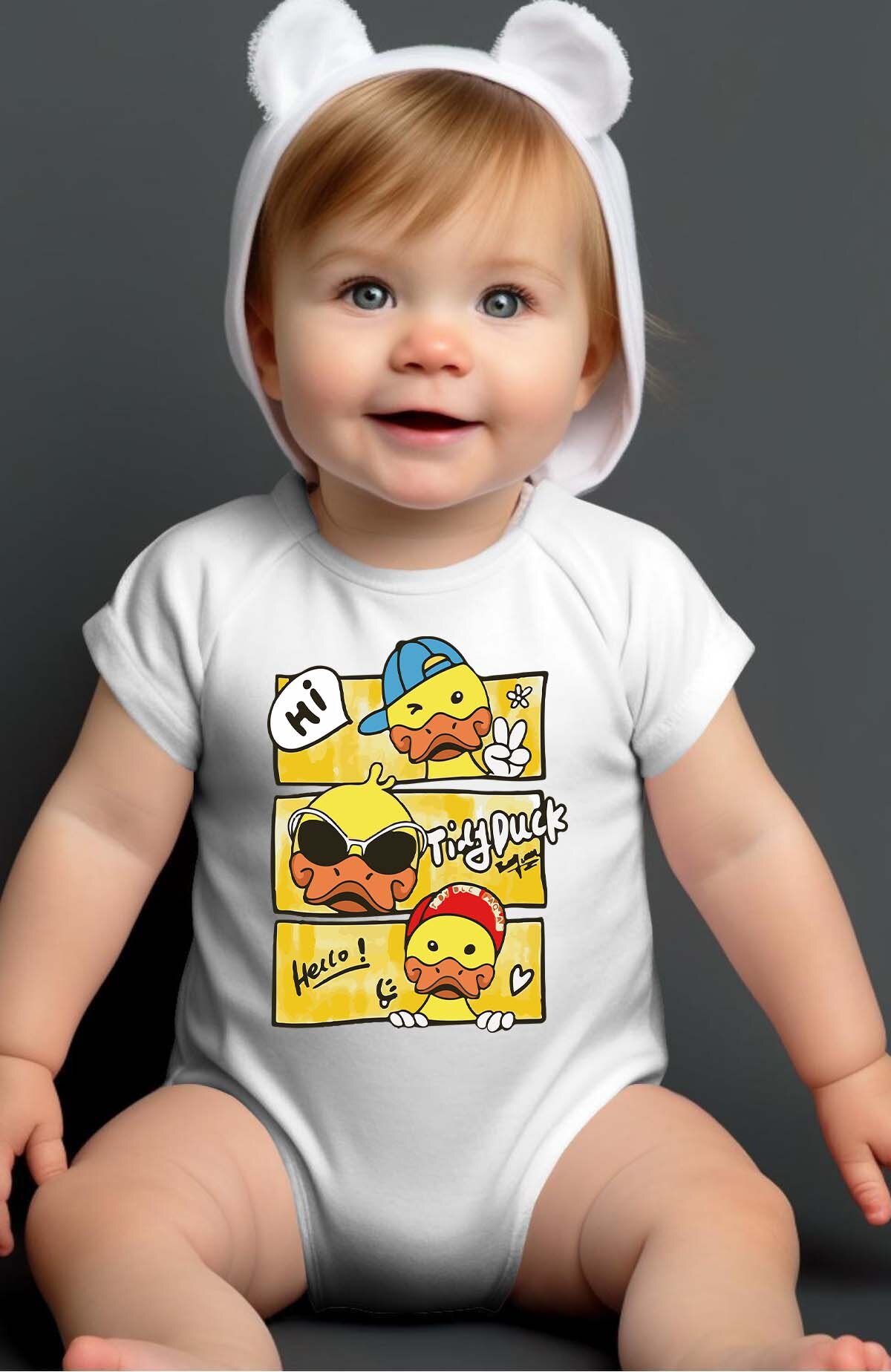 Wholesaler I.A.L.D FRANCE - Tidy Duck - Bodysuit Baby Girl