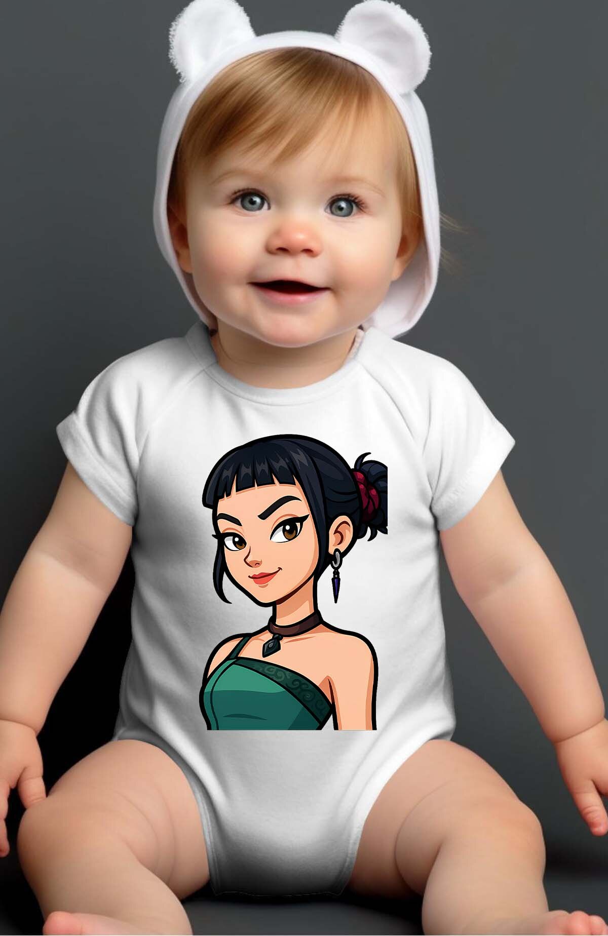 Grossiste I.A.L.D FRANCE - Zoey cartoon - Body Bébé Fille