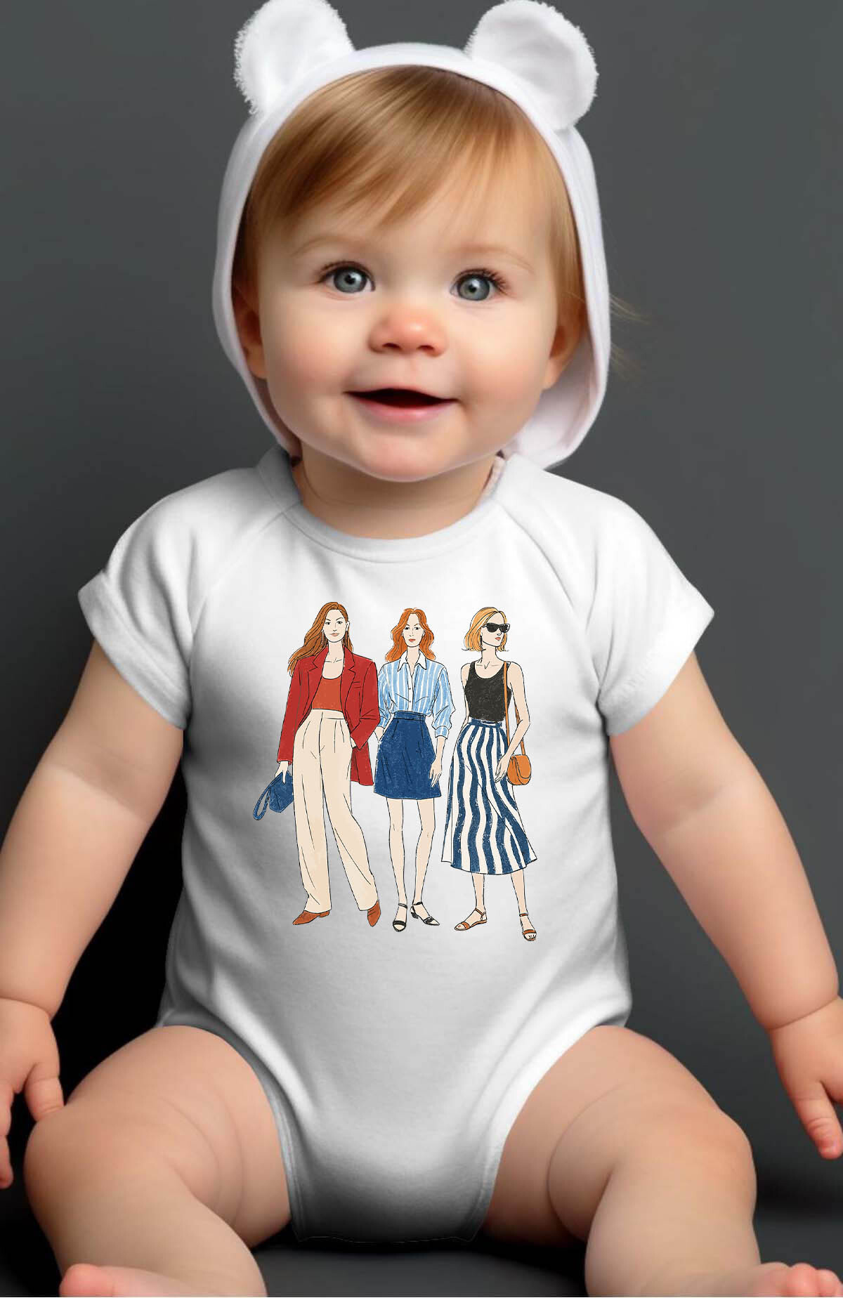 Großhändler I.A.L.D FRANCE - Drei Stift - Baby Mädchenkörper