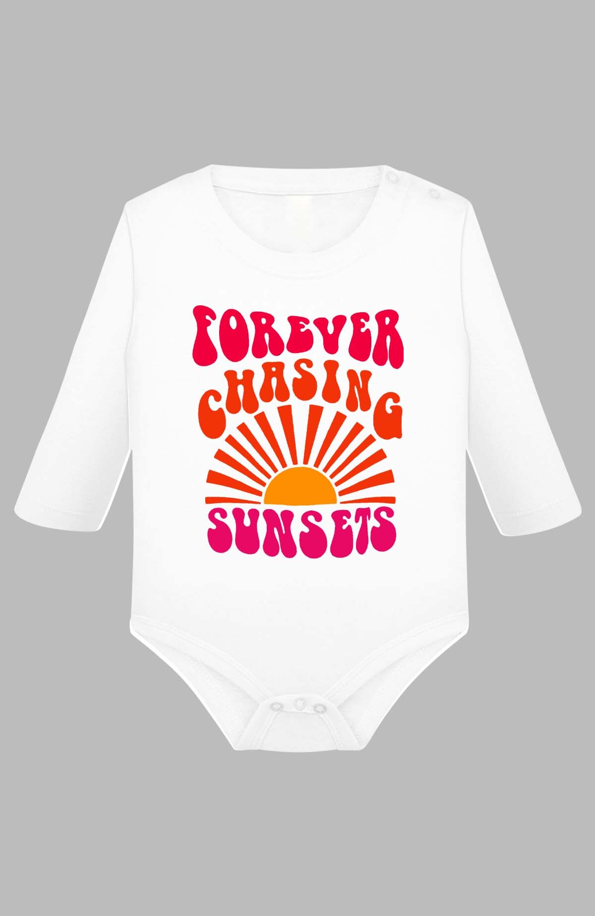 Grossiste I.A.L.D FRANCE - Forever chaising sunset - Body Manche longue bébé Fille