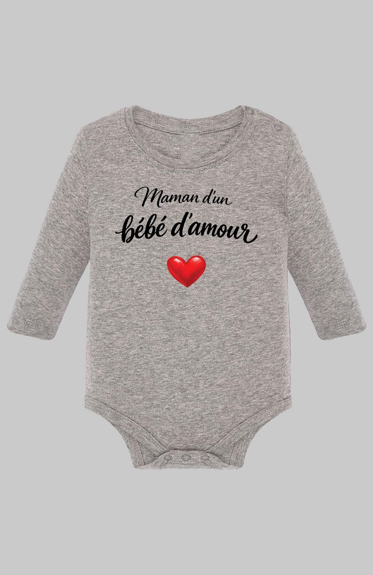 Grossiste I.A.L.D FRANCE - Maman BB damour - Body Manche longue bébé Fille