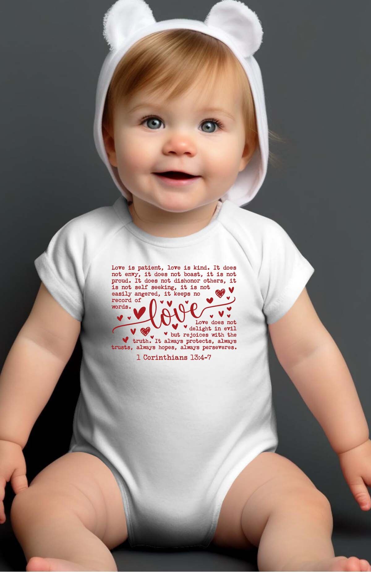 Grossista I.A.L.D FRANCE - L'amore è pazienza - Body per bambina