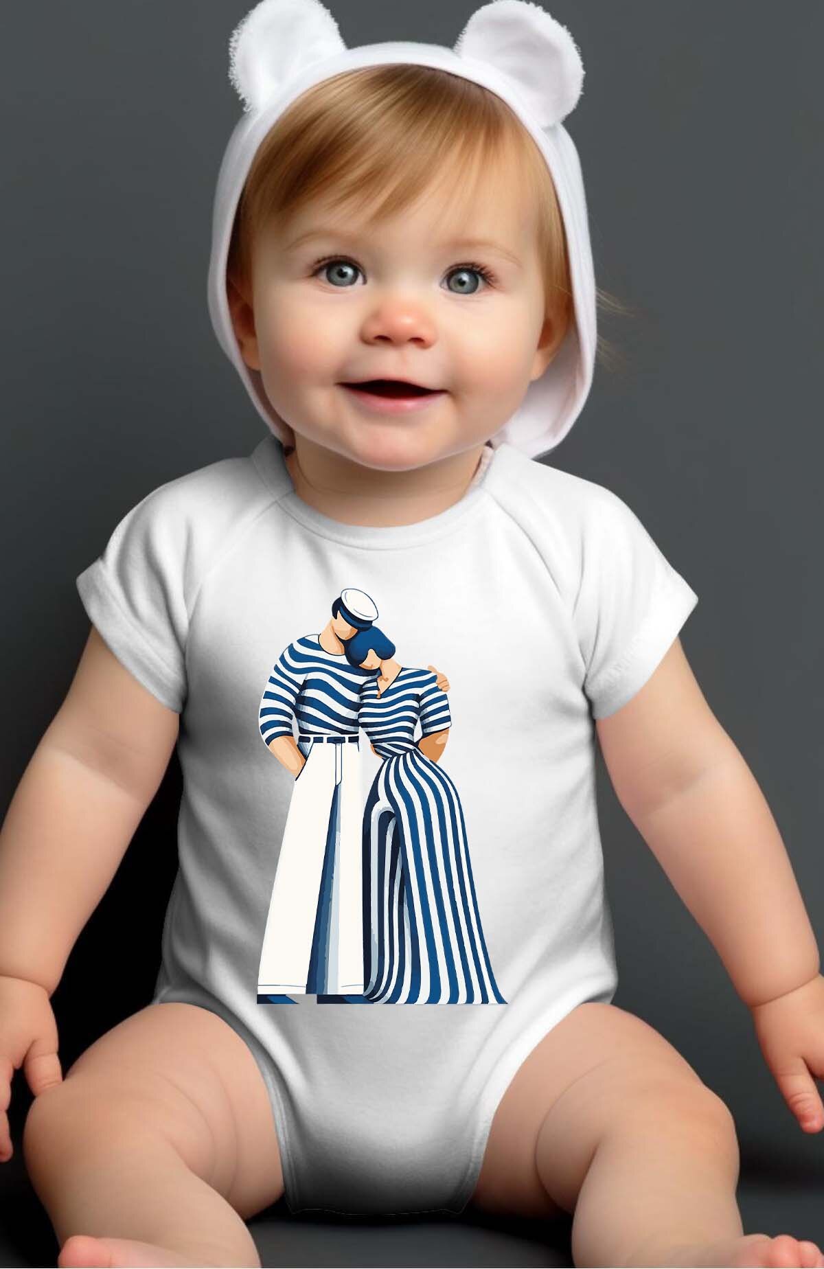 Mayorista I.A.L.D FRANCE - Gracia a Rayas - Body para Bebé Niña