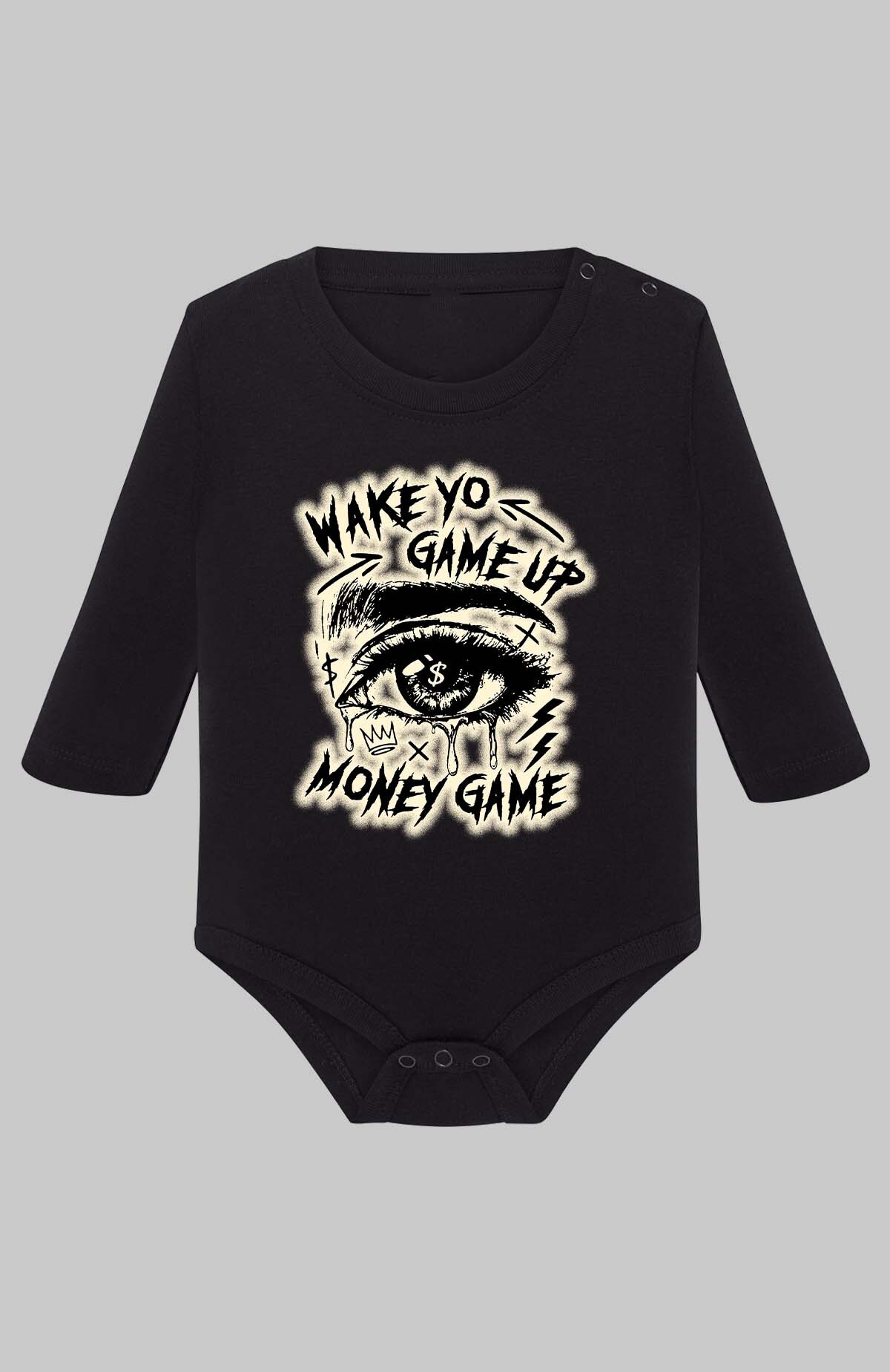 Großhändler I.A.L.D FRANCE - Wake game up - Langarm-Body für Baby-Mädchen