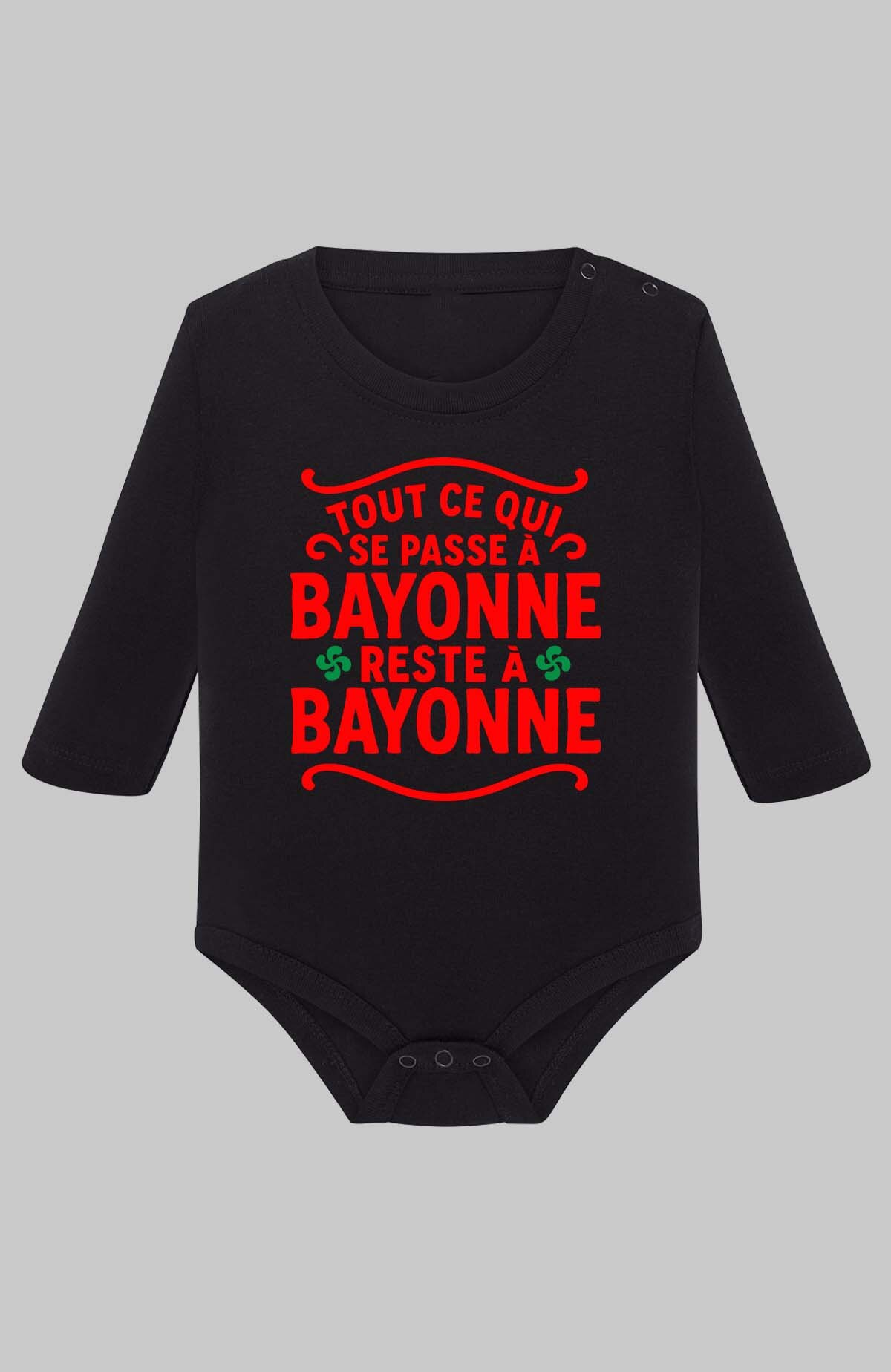 Grossiste I.A.L.D FRANCE - Passe a bayonne - Body Manche longue bébé Fille