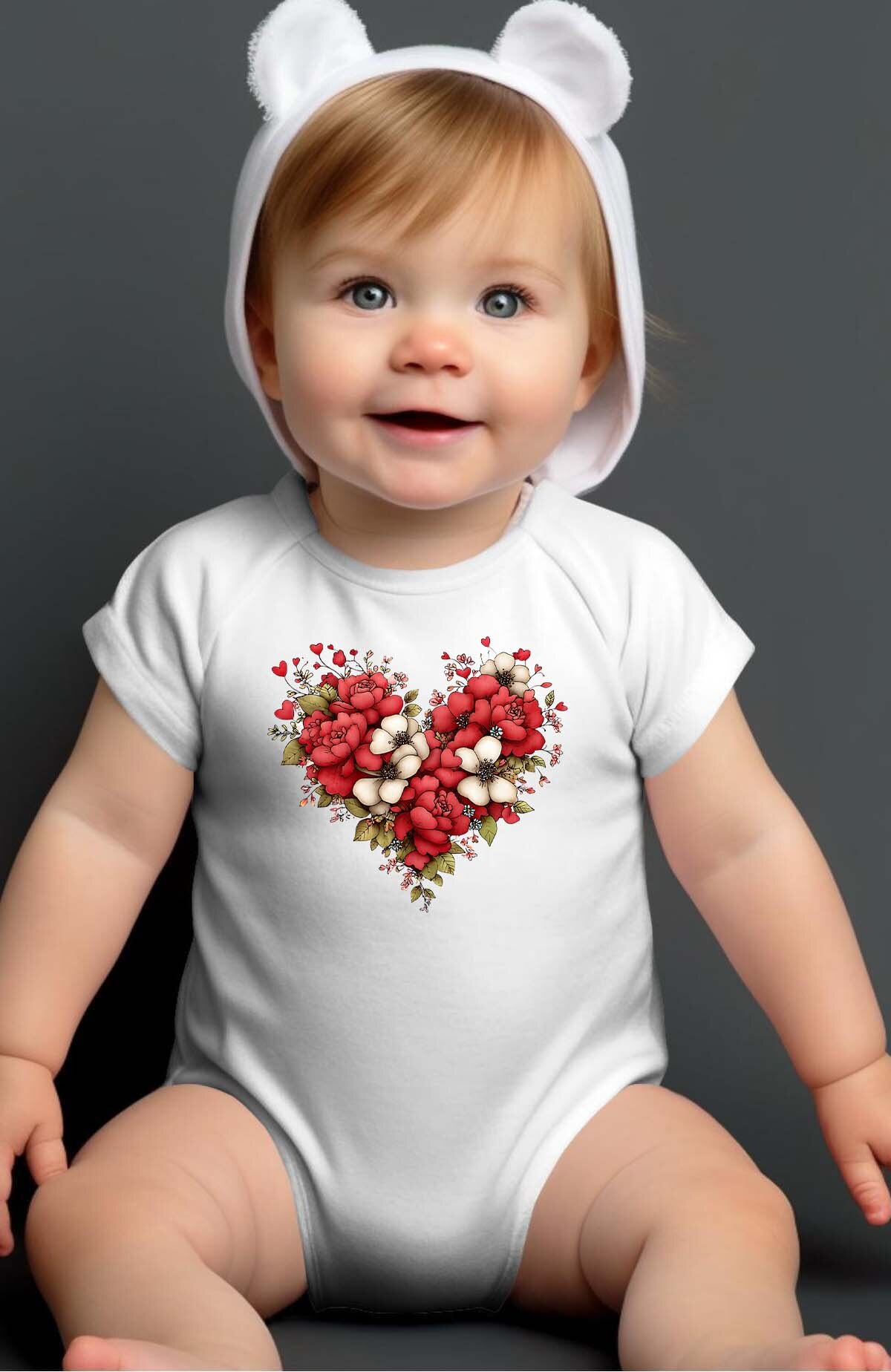 Mayorista I.A.L.D FRANCE - Coeur Flower - Body para Bebé Niña