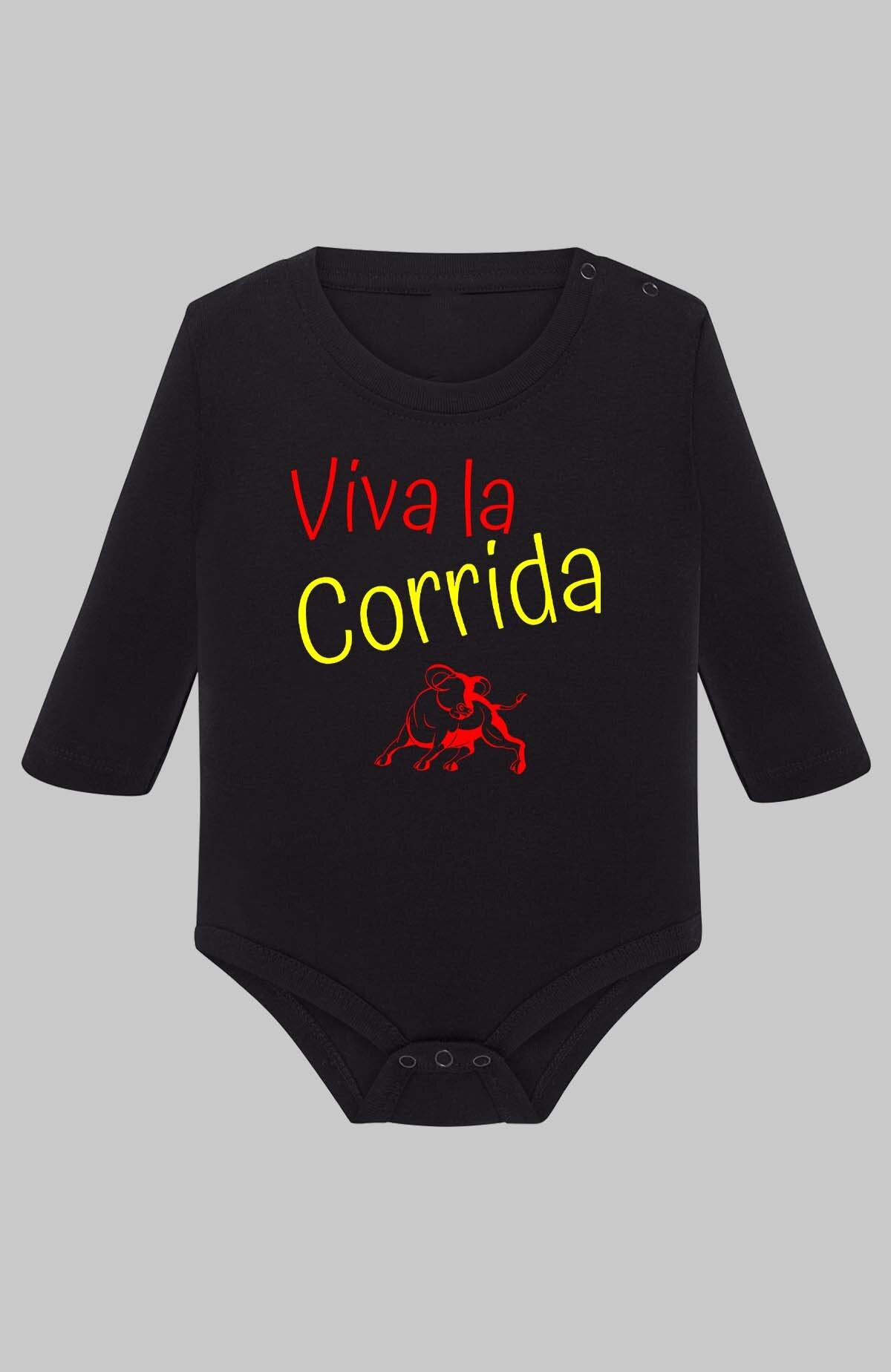 Grossiste I.A.L.D FRANCE - Viva la corrida - Body Manche longue bébé Fille