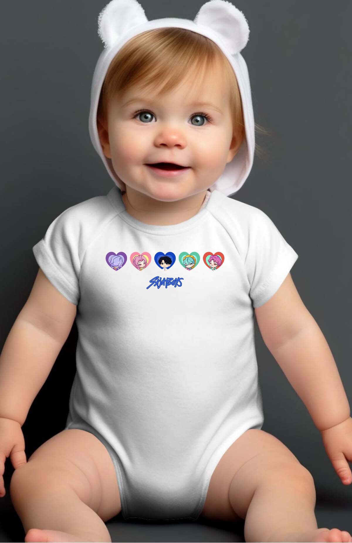 Grossiste I.A.L.D FRANCE - Sajaboys coeur V2 - Body Bébé Fille