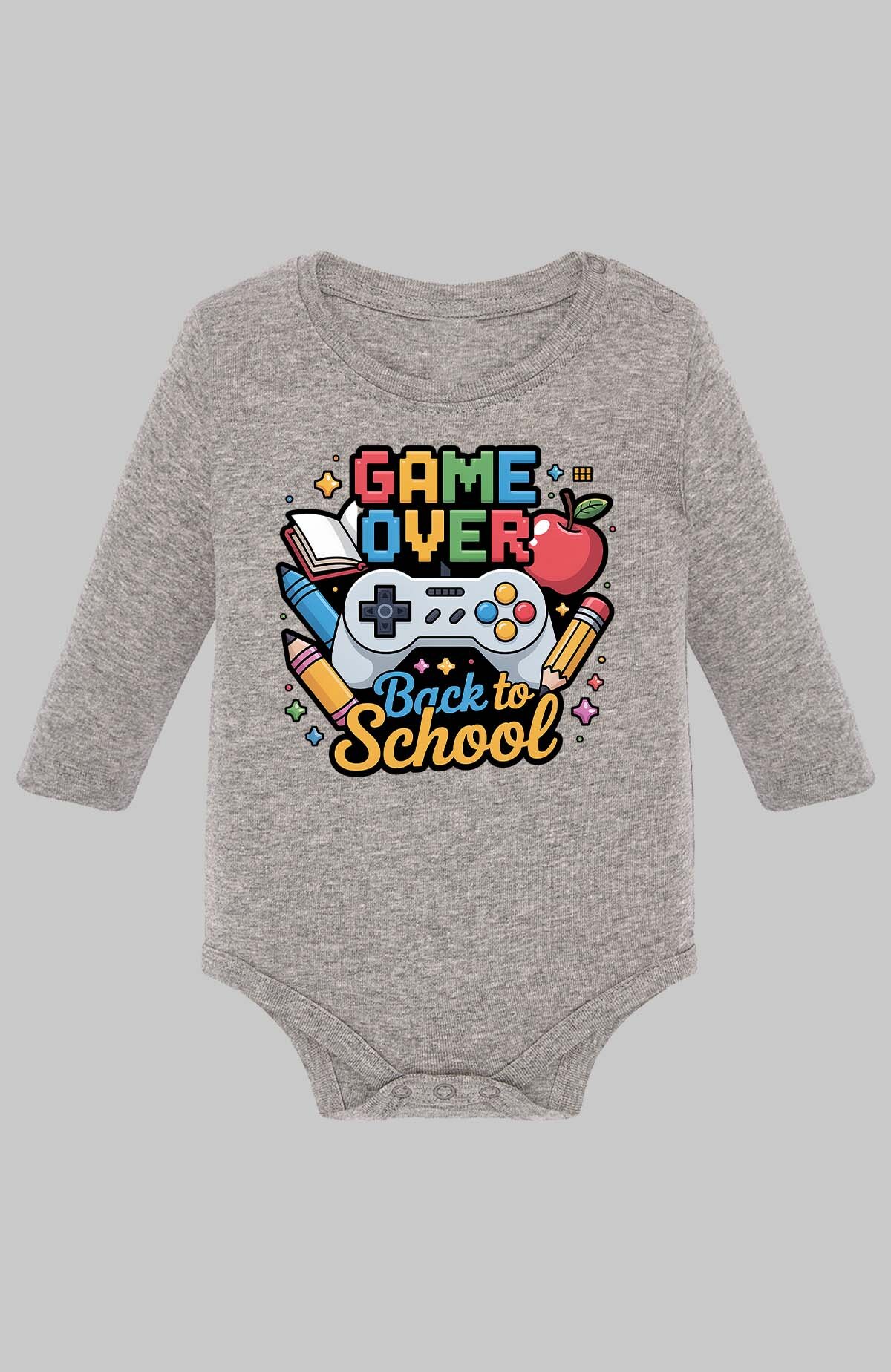 Grossiste I.A.L.D FRANCE - BS GAME OVER - Body Manche longue bébé Fille