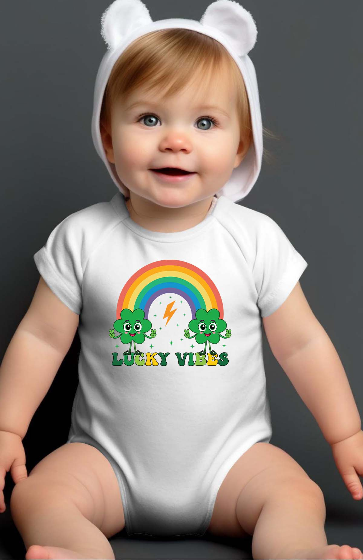 Grossiste I.A.L.D FRANCE - Lucky vibes - Body Bébé Fille