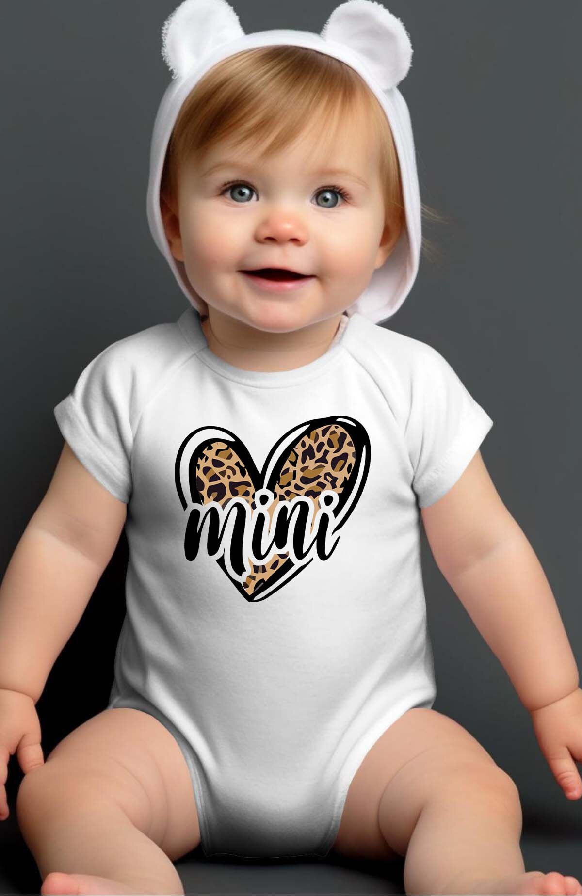 Wholesaler I.A.L.D FRANCE - Mini leopard - Baby Bodysuit Girl