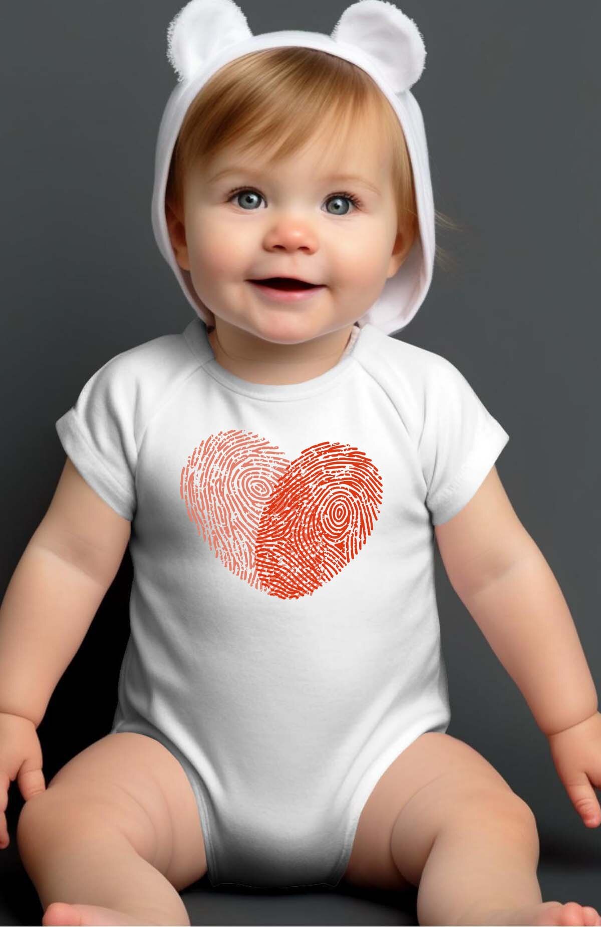 Großhändler I.A.L.D FRANCE - ADN Coeur - Body für Baby Mädchen