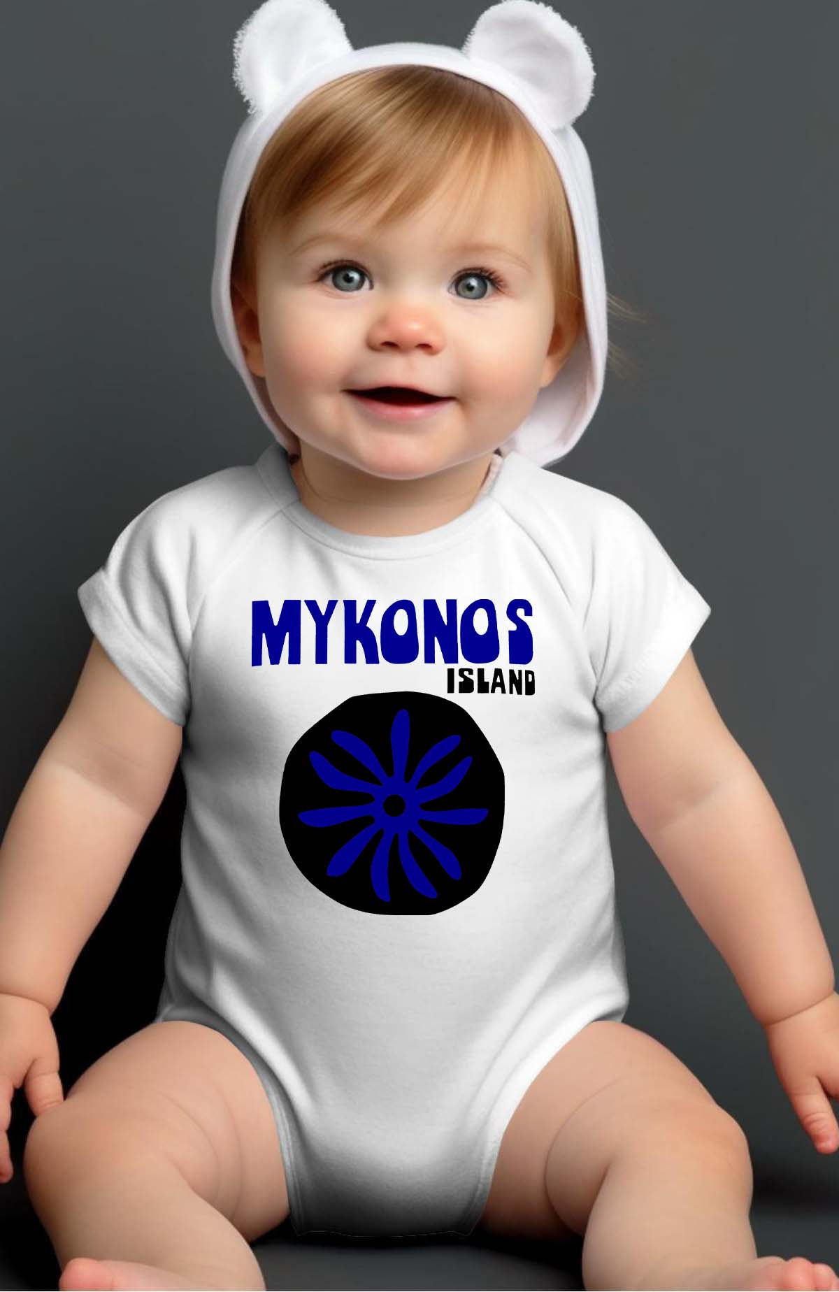 Grossiste I.A.L.D FRANCE - Mykonos Symb - Body Bébé Fille