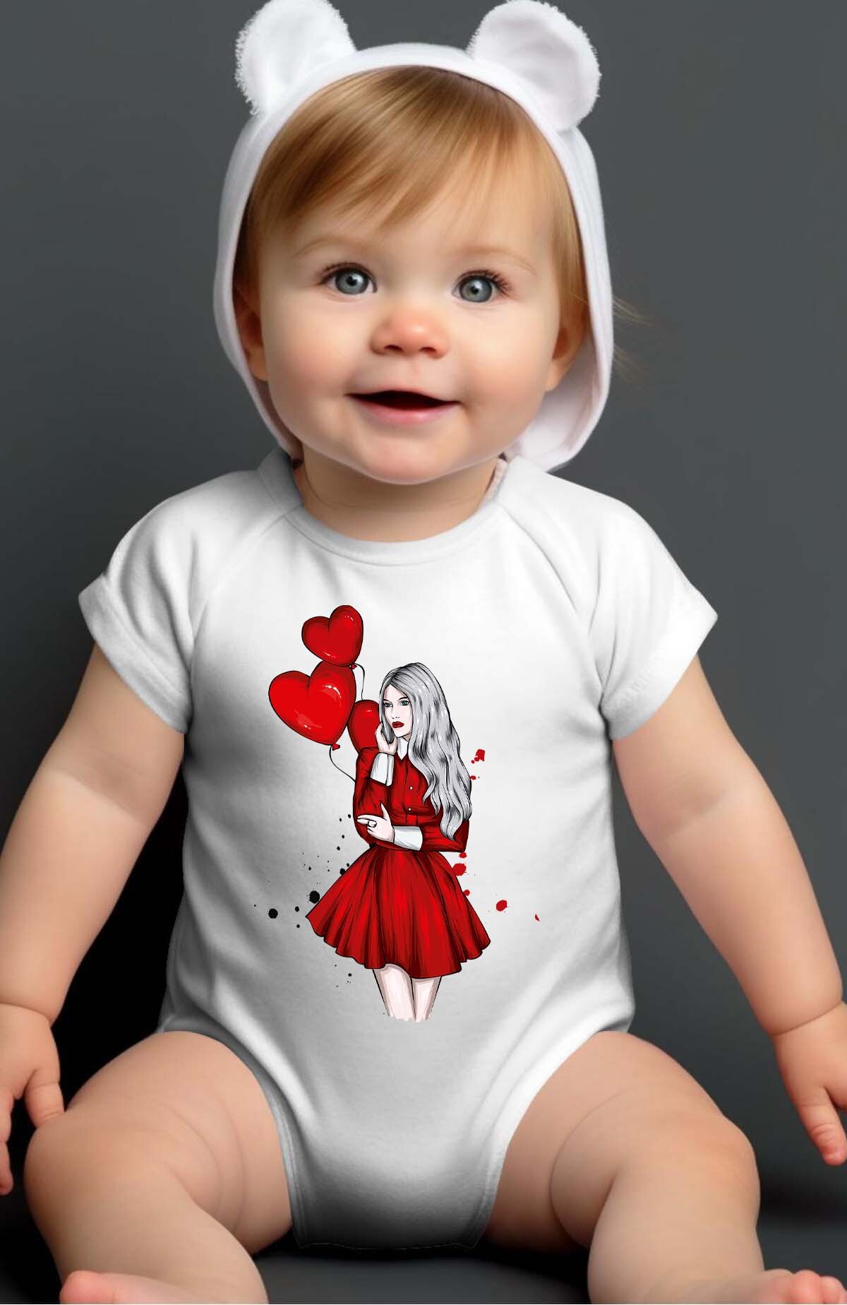 Großhändler I.A.L.D FRANCE - Kleid Rouge - Baby Mädchen Body
