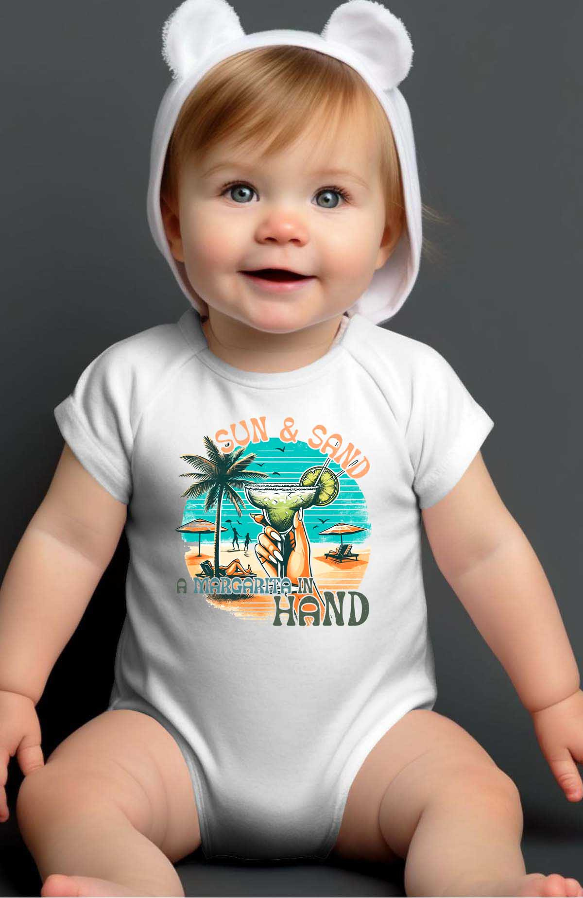 Großhändler I.A.L.D FRANCE - Margarita hand - Body Baby Mädchen