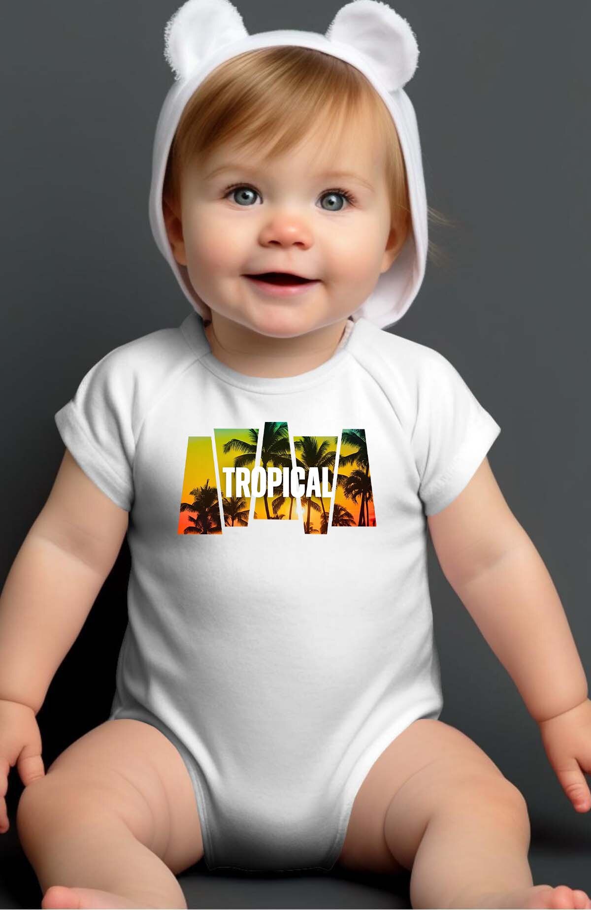 Wholesaler I.A.L.D FRANCE - Tropical Sunset - Bodysuit Baby Girl