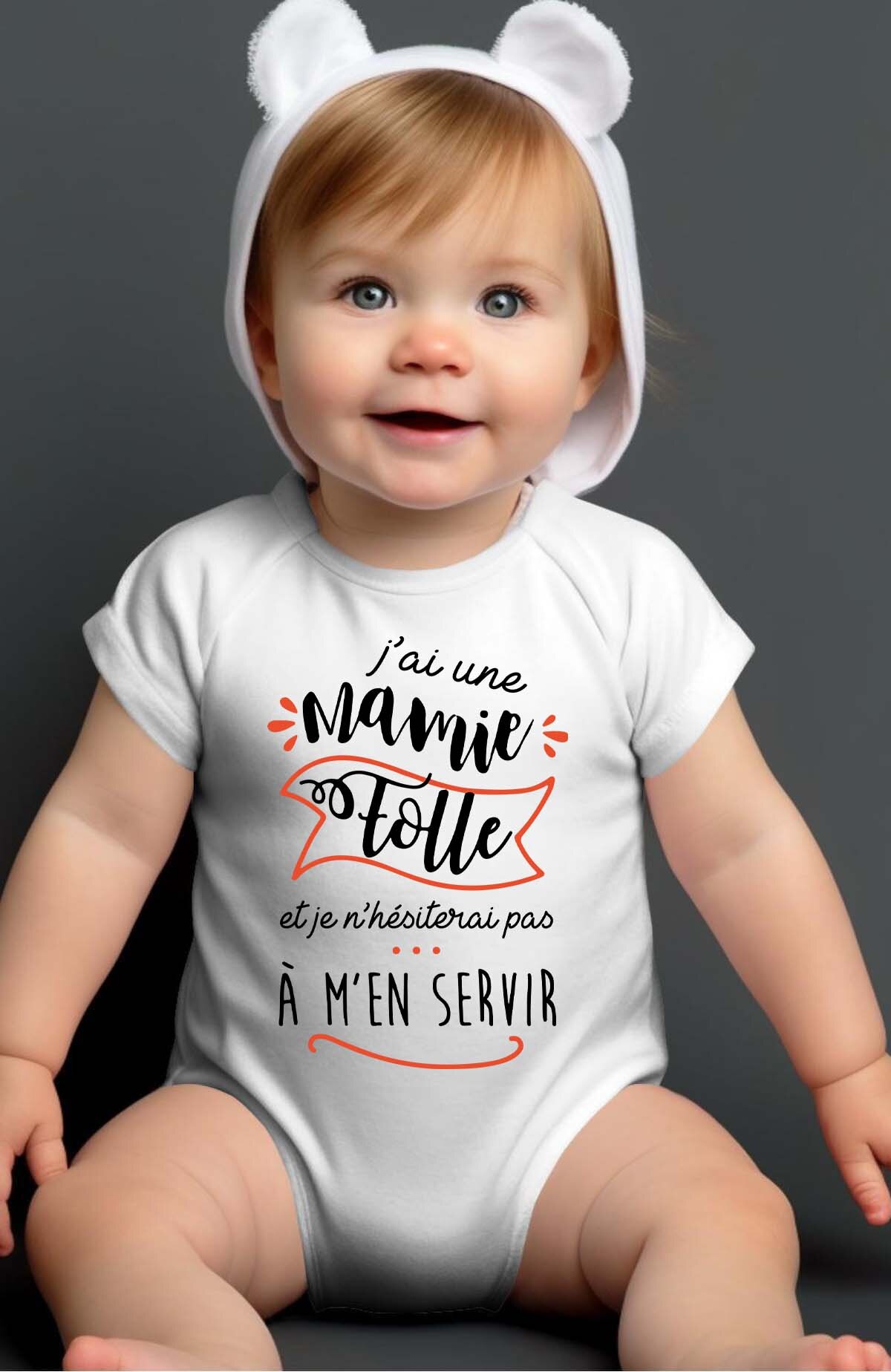 Grossiste I.A.L.D FRANCE - Mamie Folle Servir - Body Bébé Fille