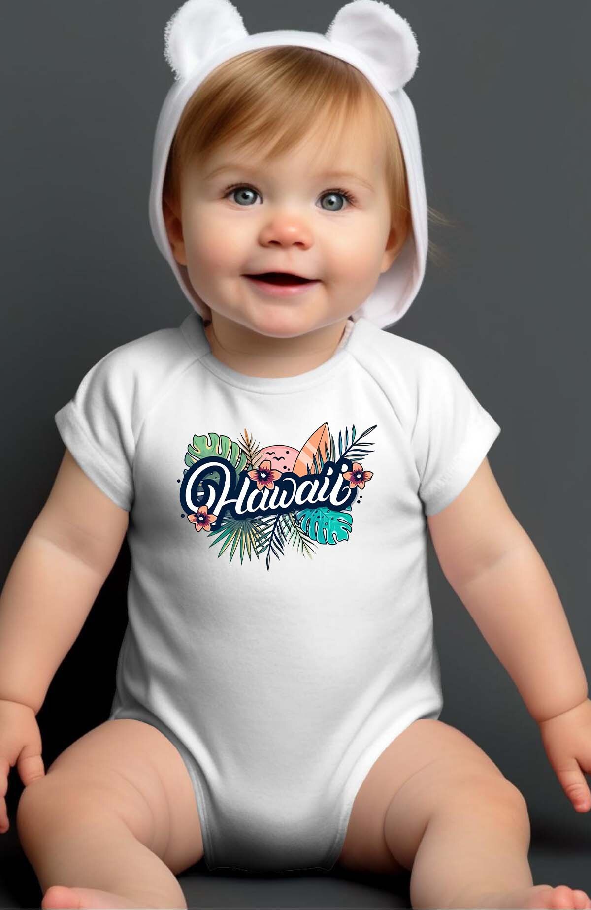 Großhändler I.A.L.D FRANCE - Hawaii Tropen - Baby Mädchen Body