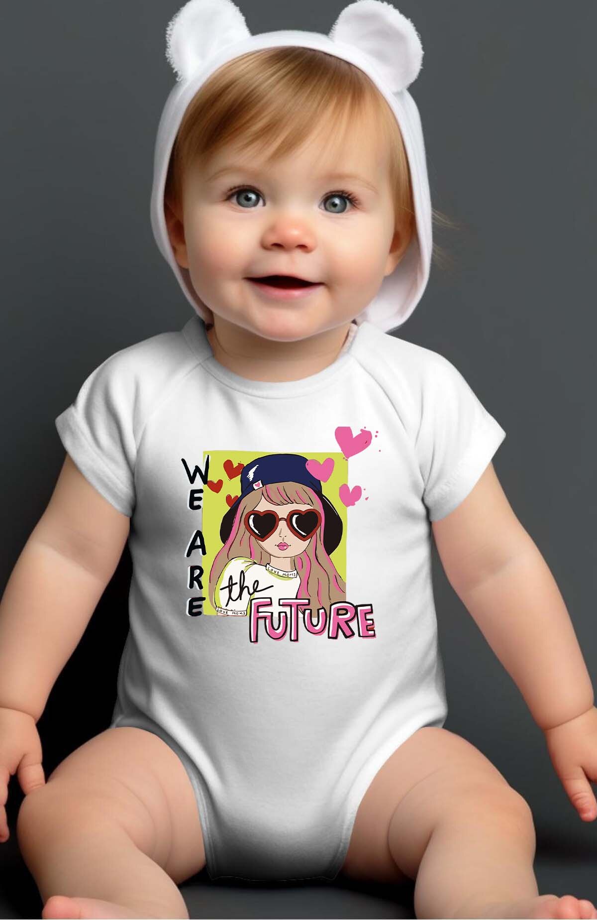 Großhändler I.A.L.D FRANCE - Weare Future - Baby Mädchen Body
